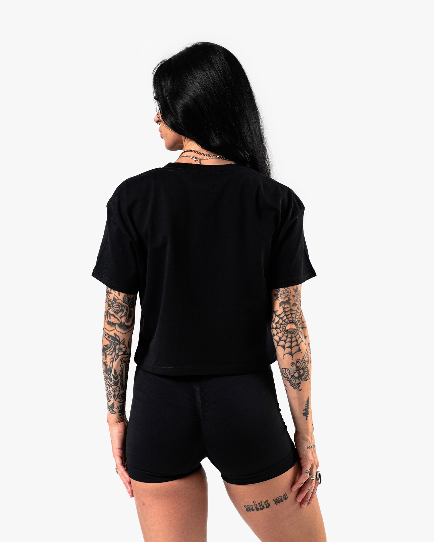 Stars & Stripes BRKTHEMLD Crop - Black