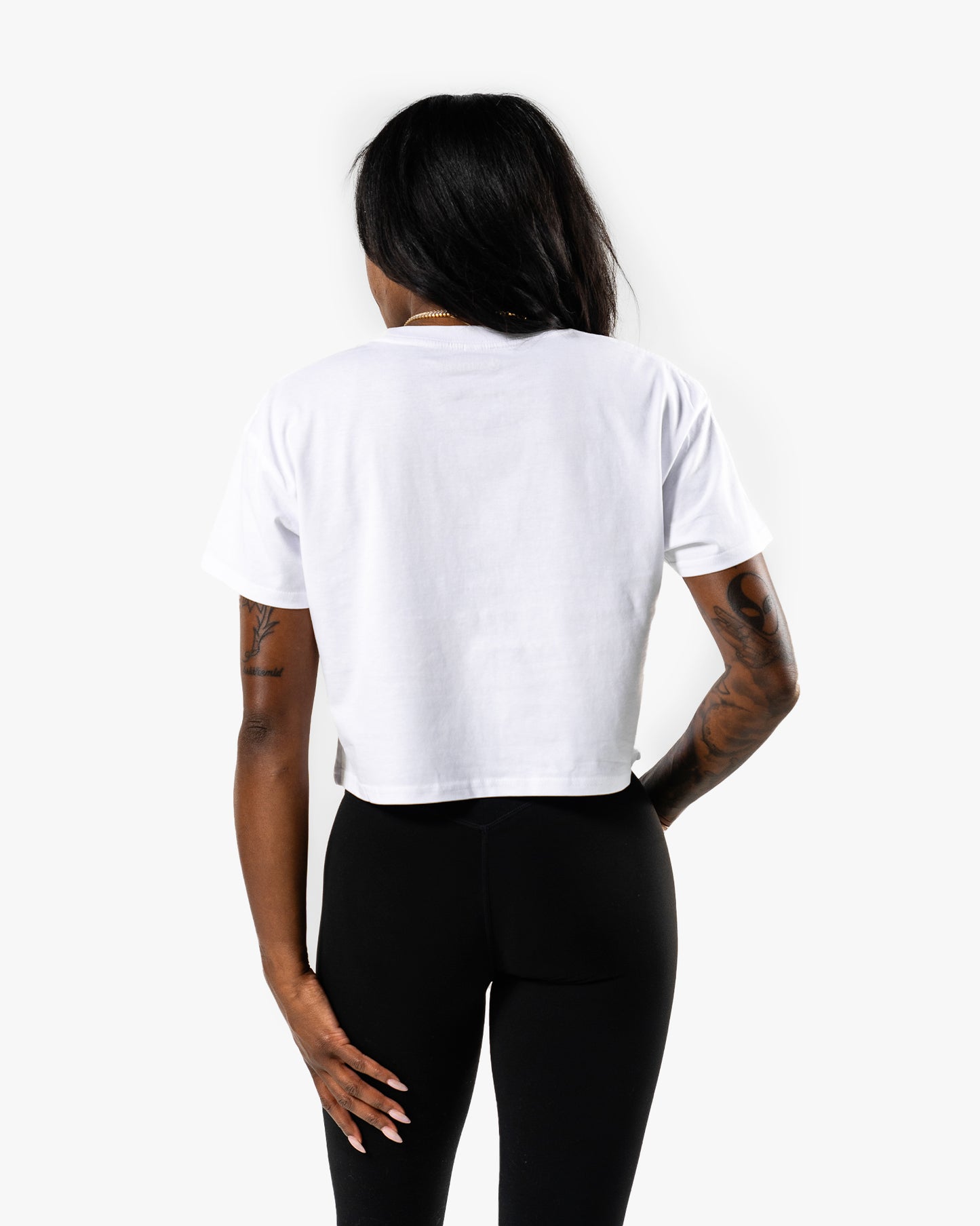 Stars & Stripes BRKTHEMLD Crop - White