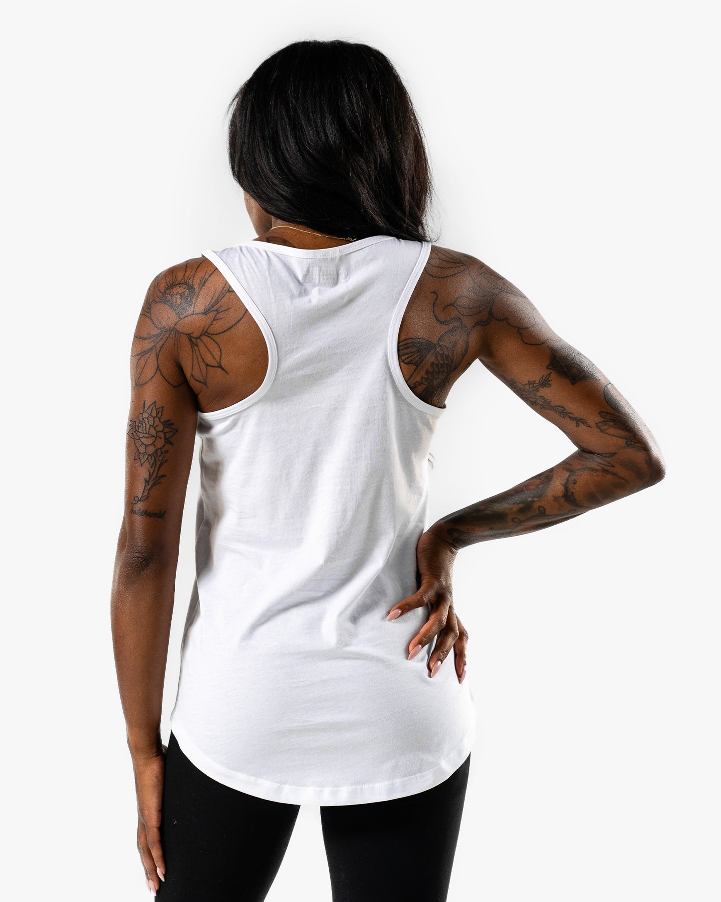Stars & Stripes Racerback Tank - White