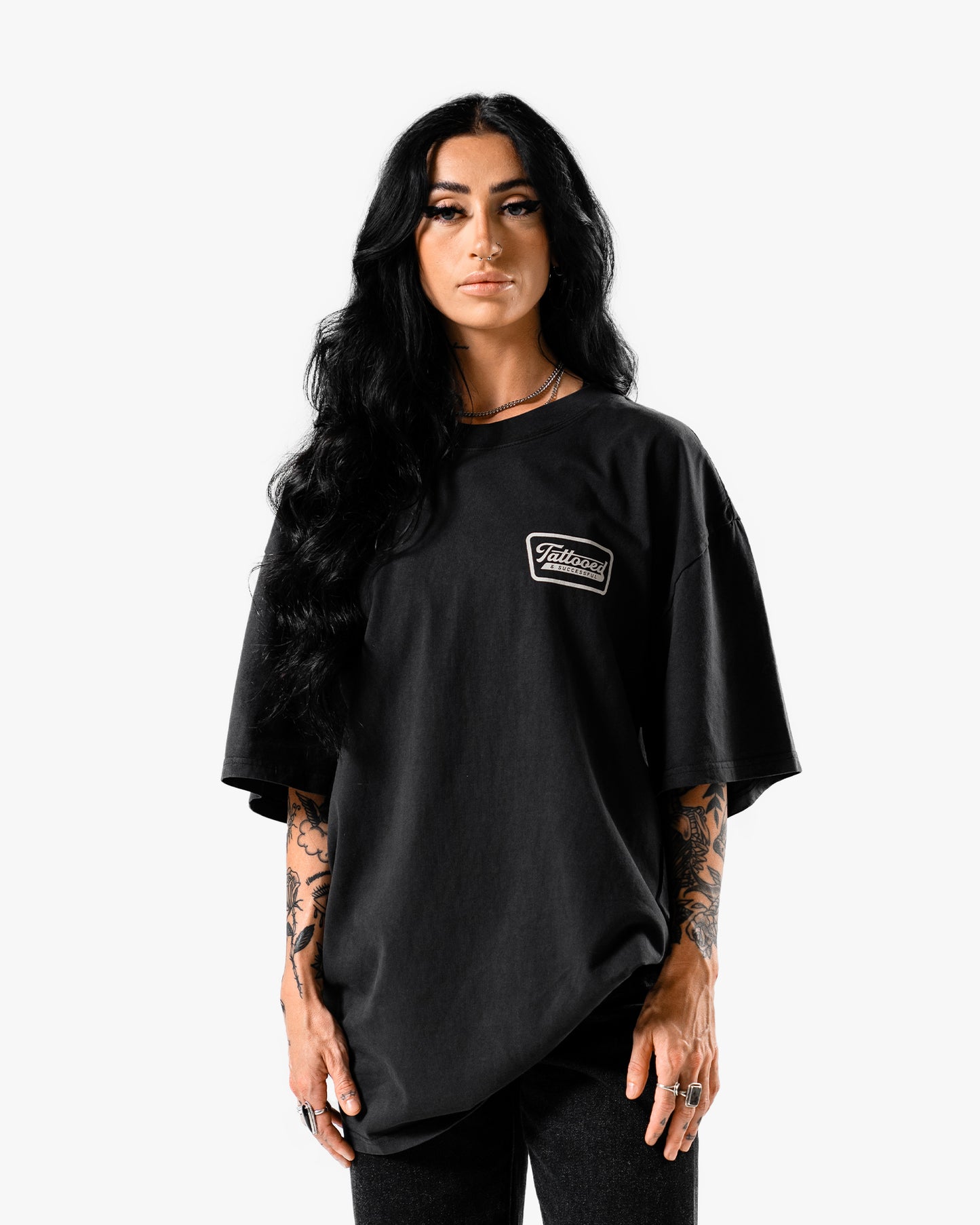 Oversize Vintage Tee - Asphalt
