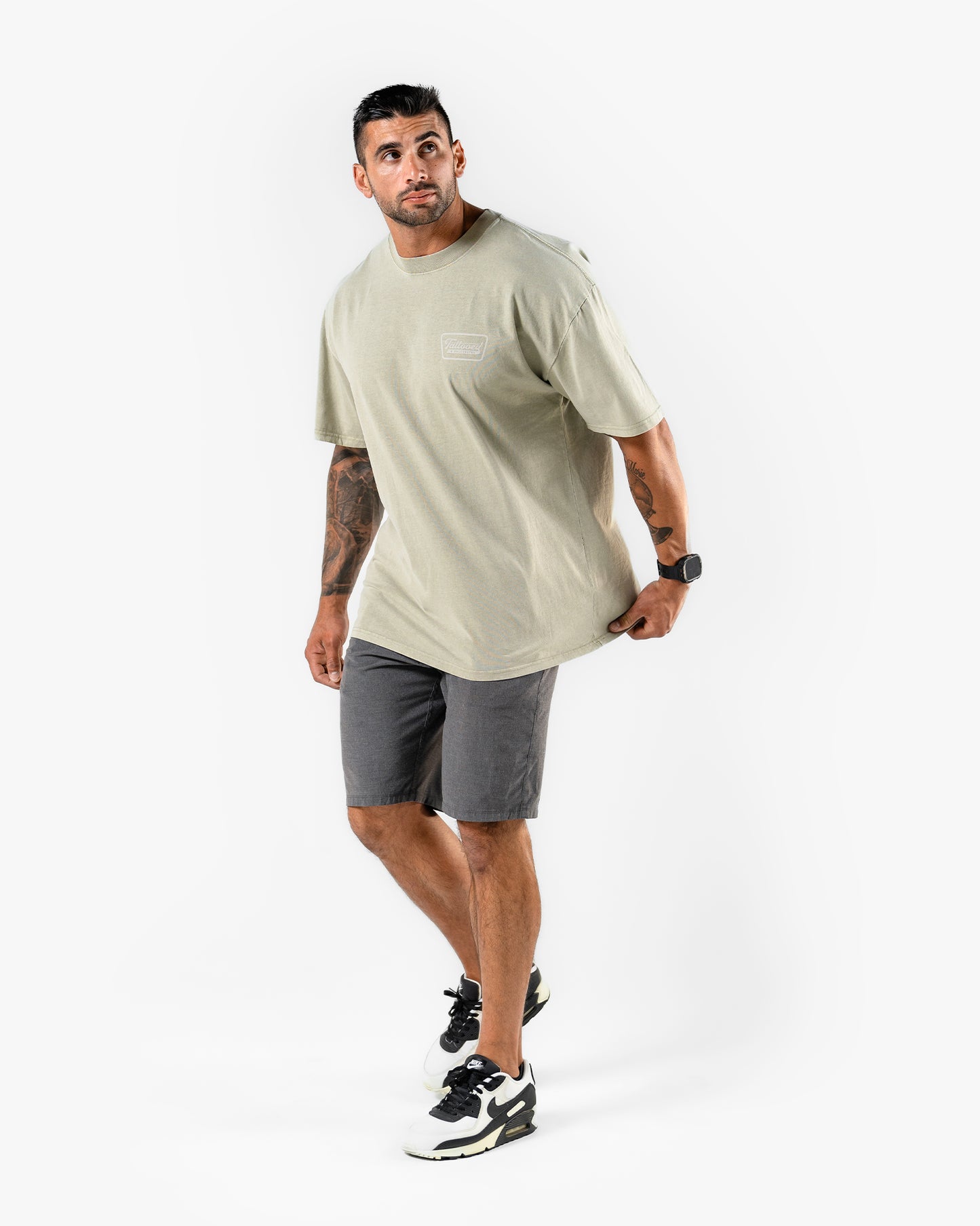 Oversize Vintage Tee - Eucalyptus