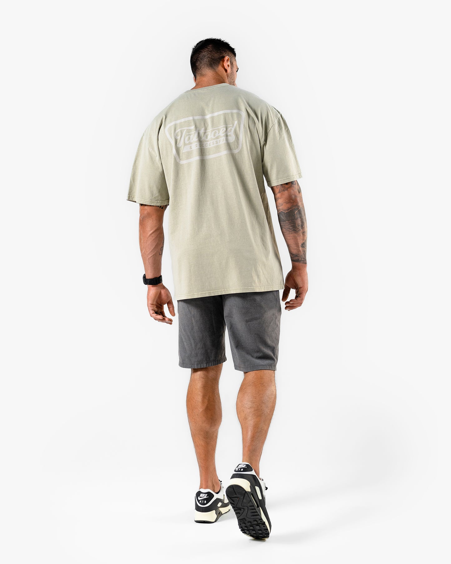 Oversize Vintage Tee - Eucalyptus