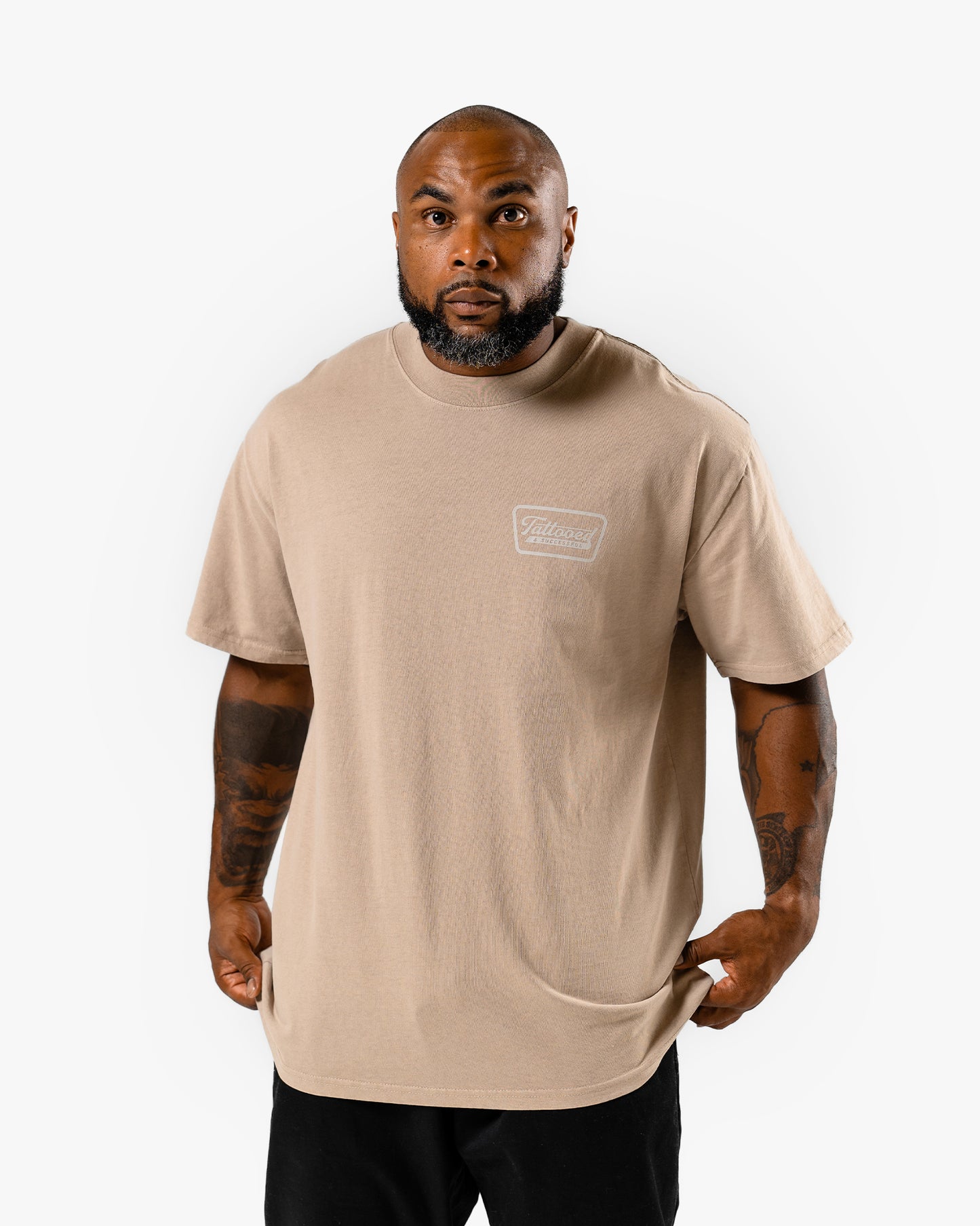 Oversize Vintage Tee - Khaki