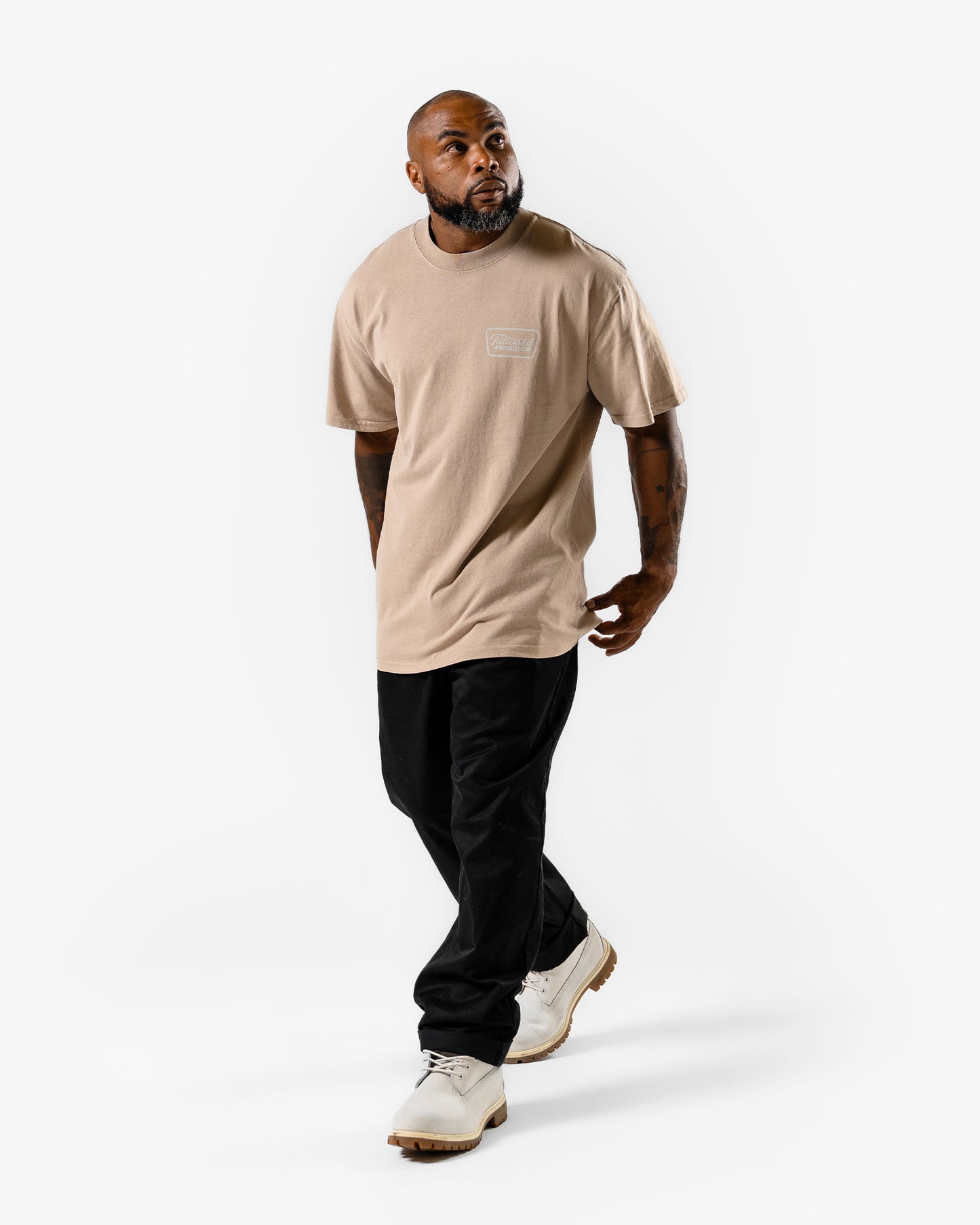 Oversize Vintage Tee - Khaki