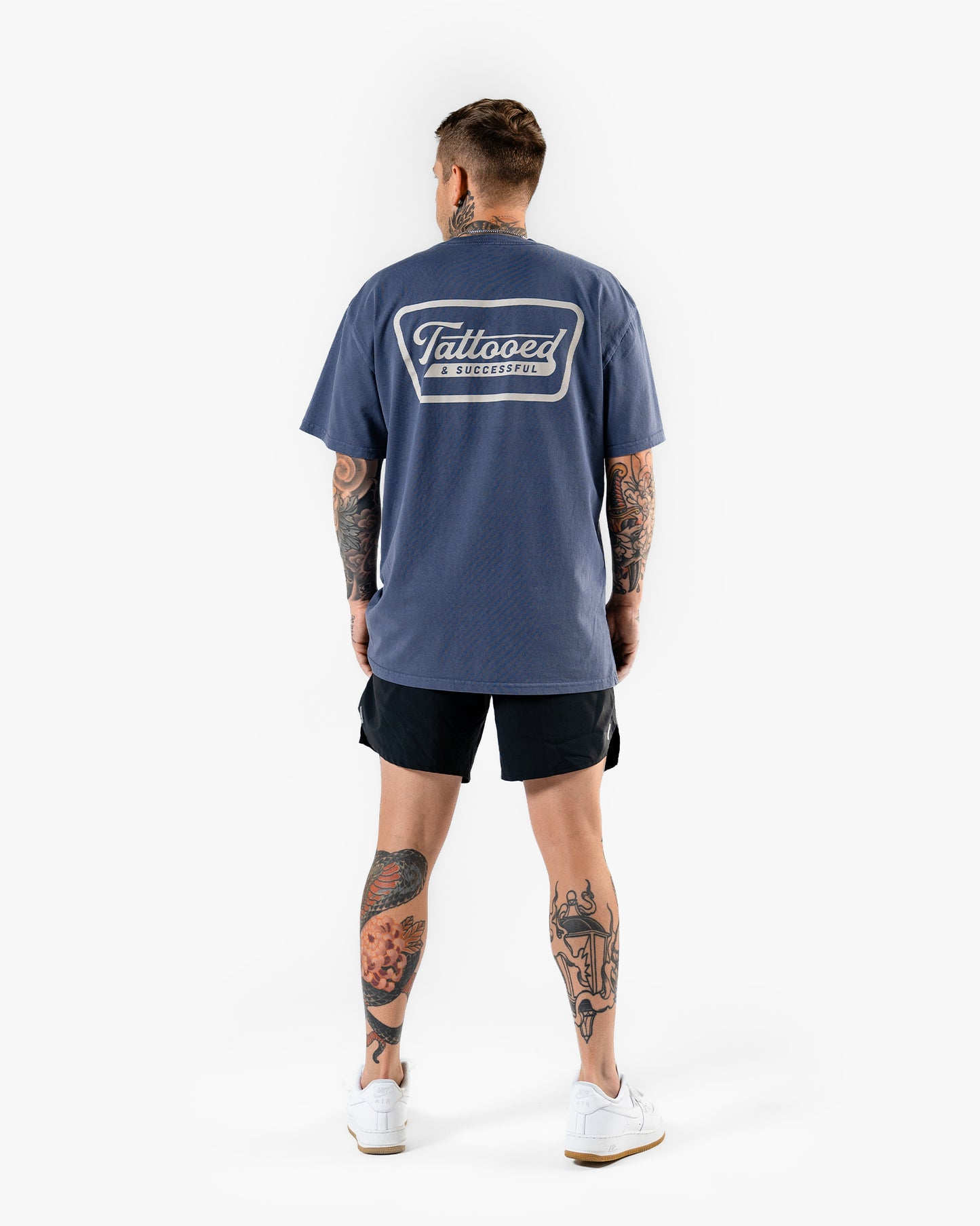 Oversize Vintage Tee - Indigo