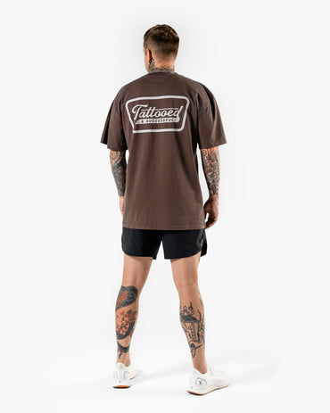 Oversize Vintage Tee - Tobacco