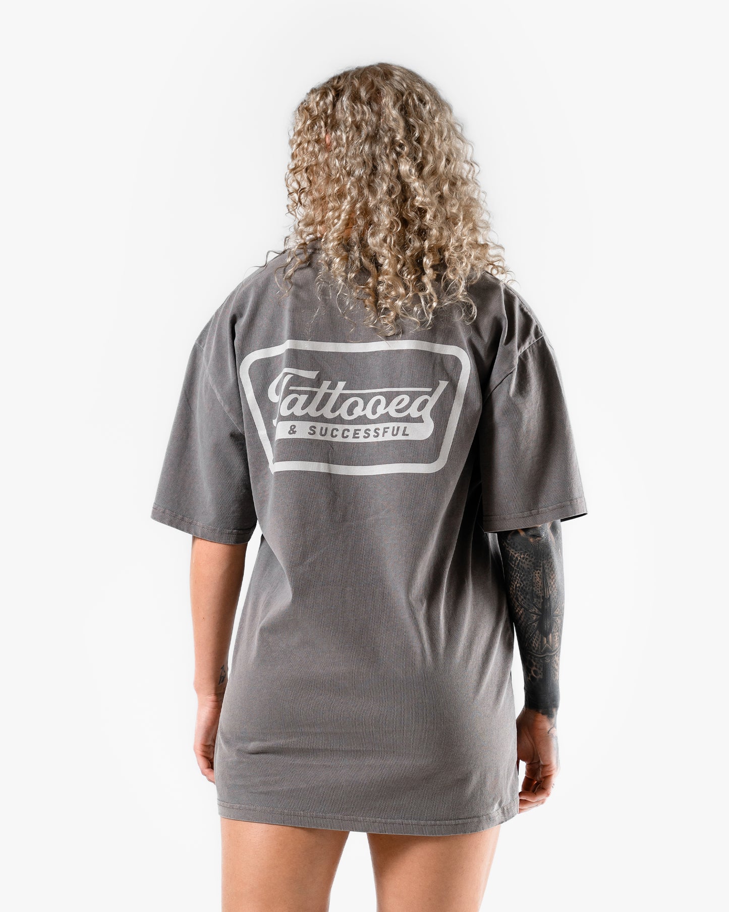 Oversize Vintage Tee - Faded Grey