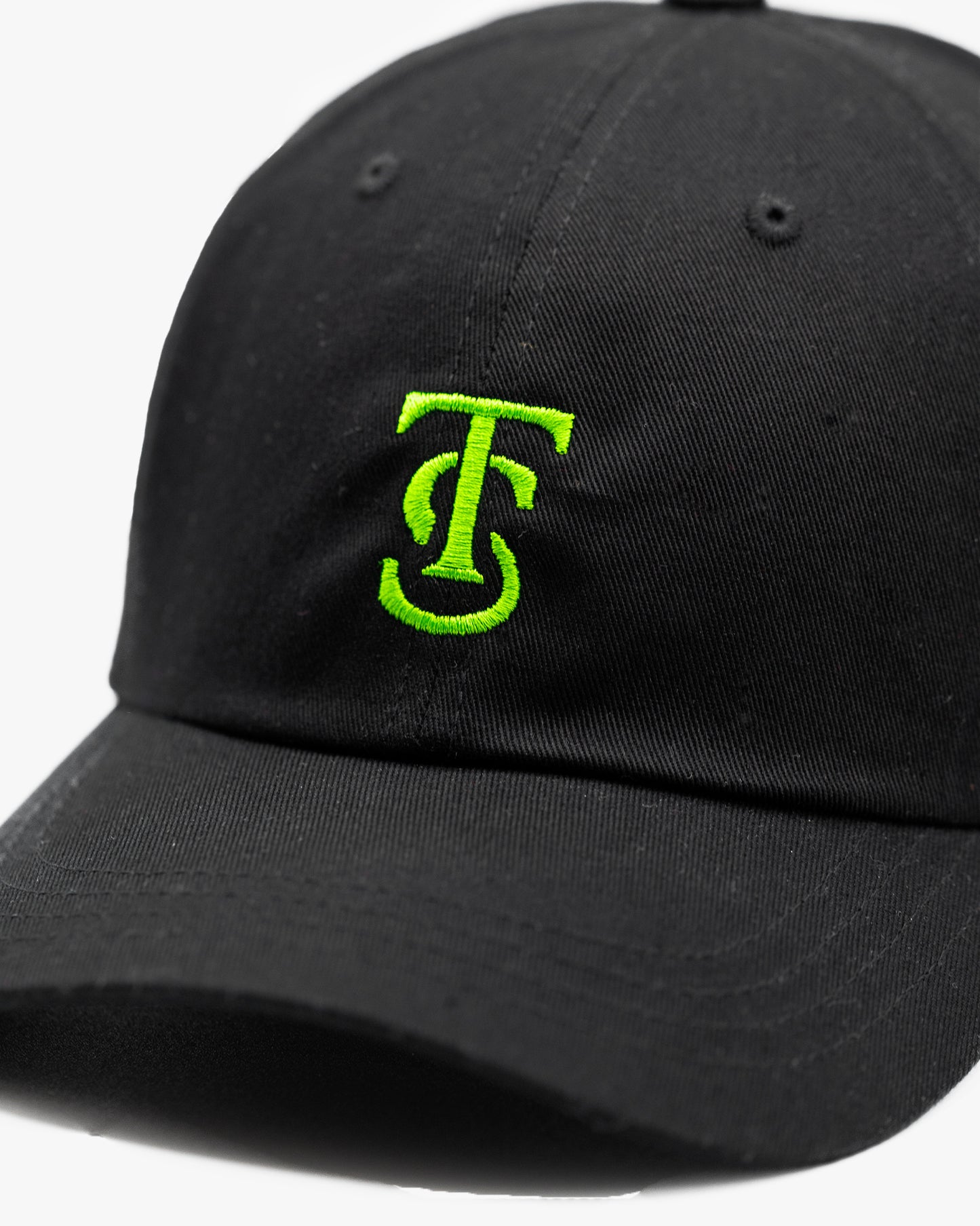 Icon Dad Hat - Black w/ Green