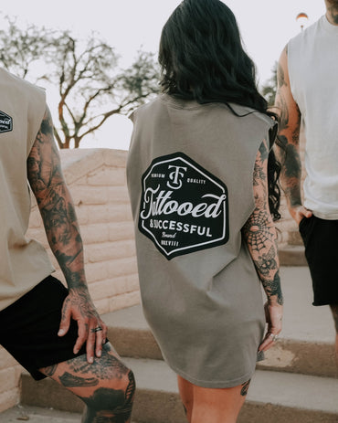 Brand Heavy Tank- Faded Grey