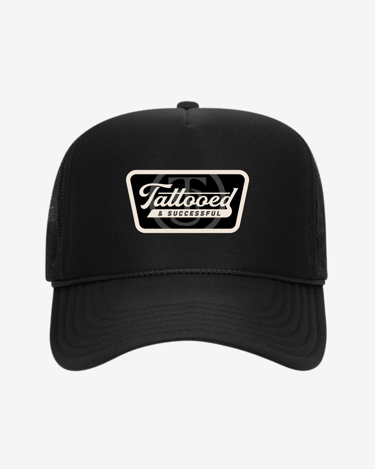 Vintage Trucker Hat- Black