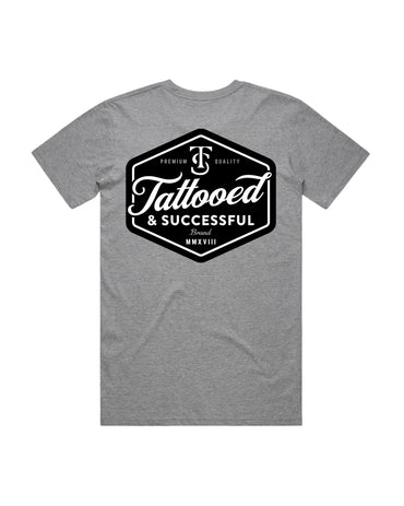 Brand Tee - Heather Grey