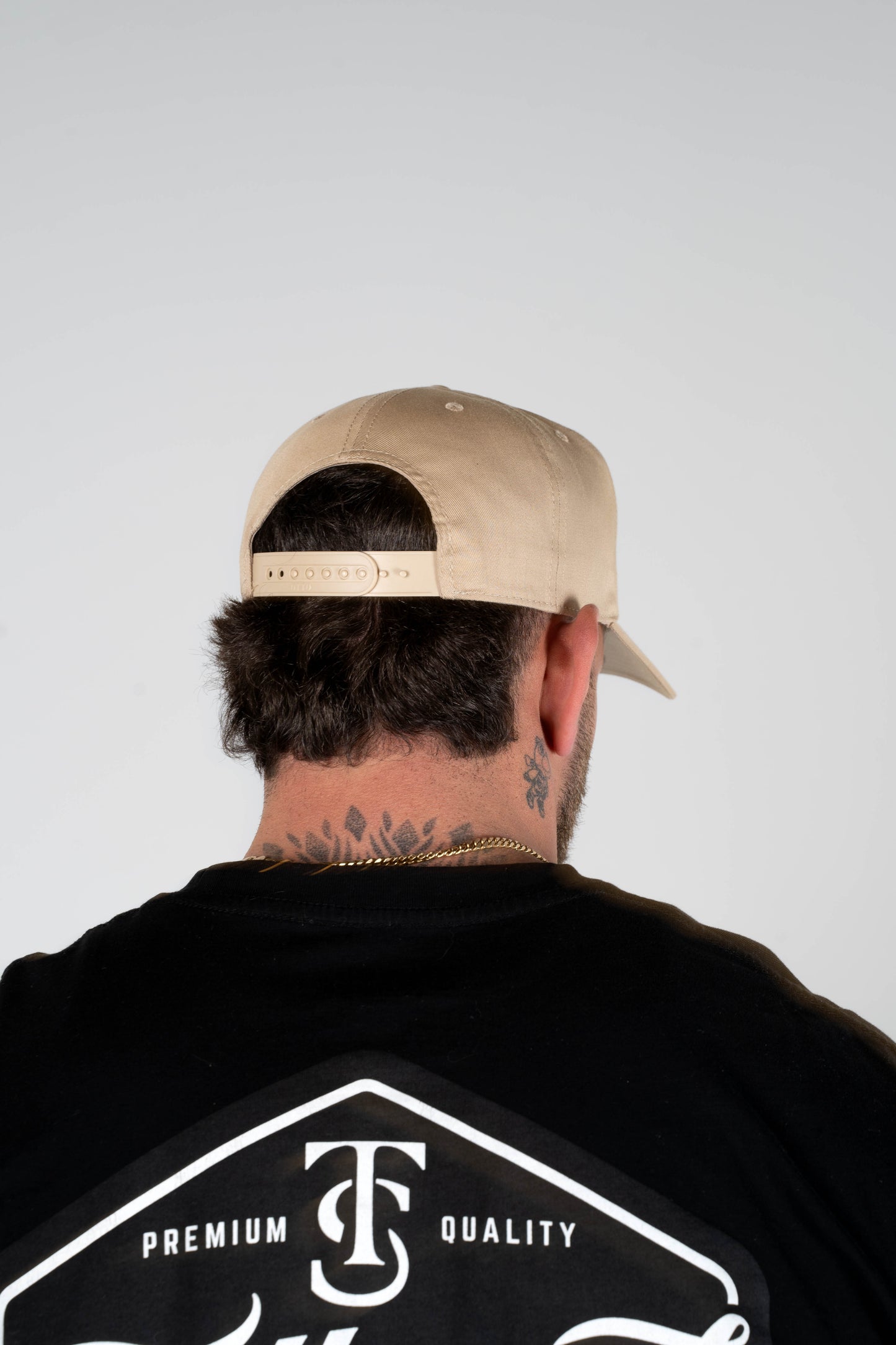 Brand 5 Panel Hat - Khaki