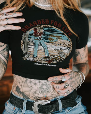 Branded For Life Baby Tee- Color