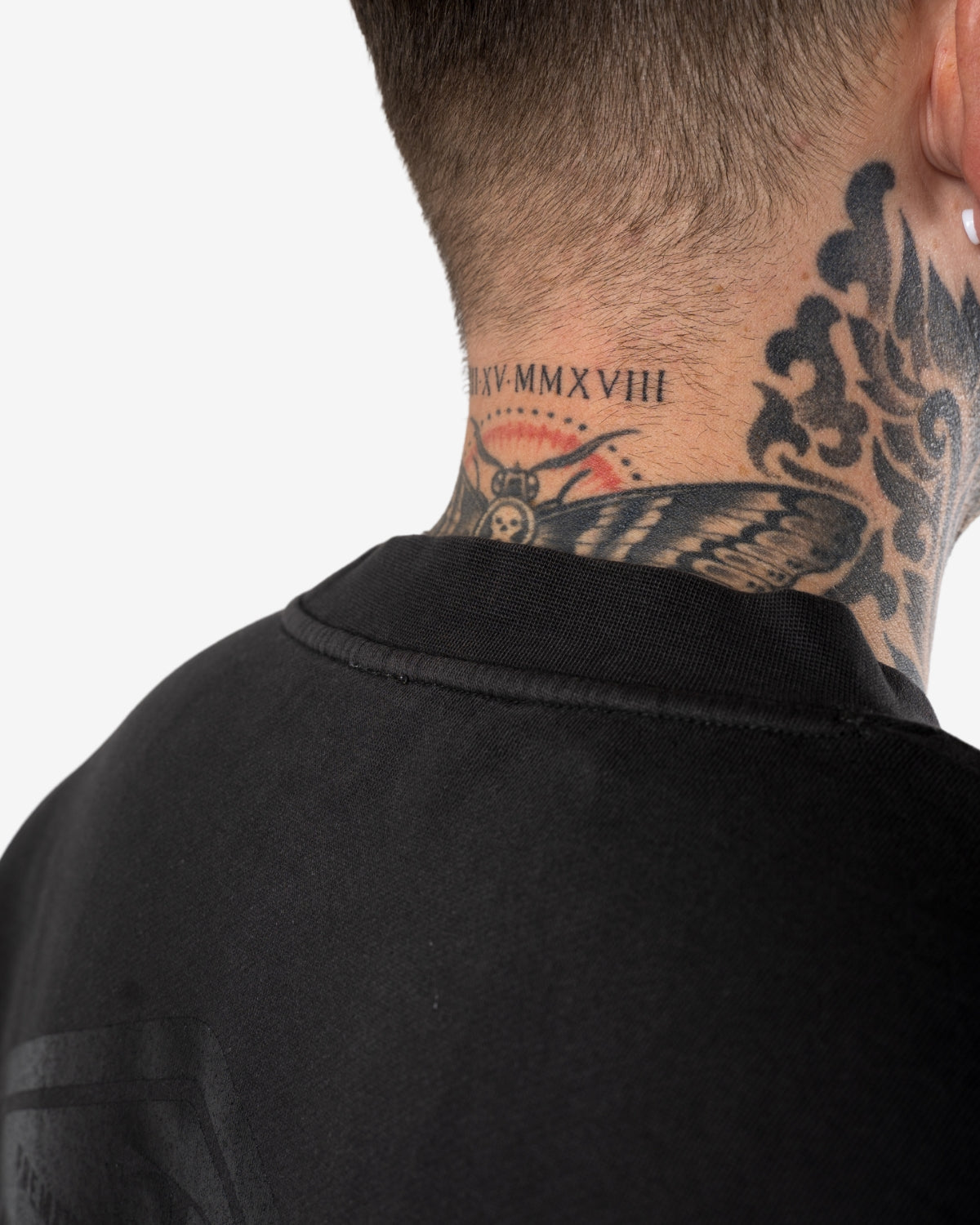 Brand Faded Crew SS - Faded Black