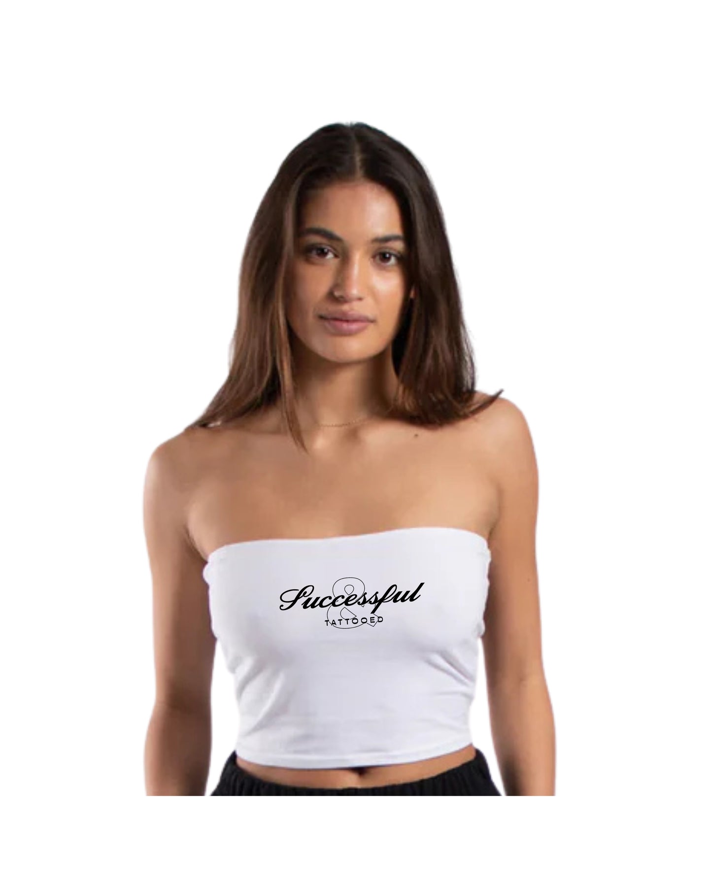 King of Bold Tube Top- White