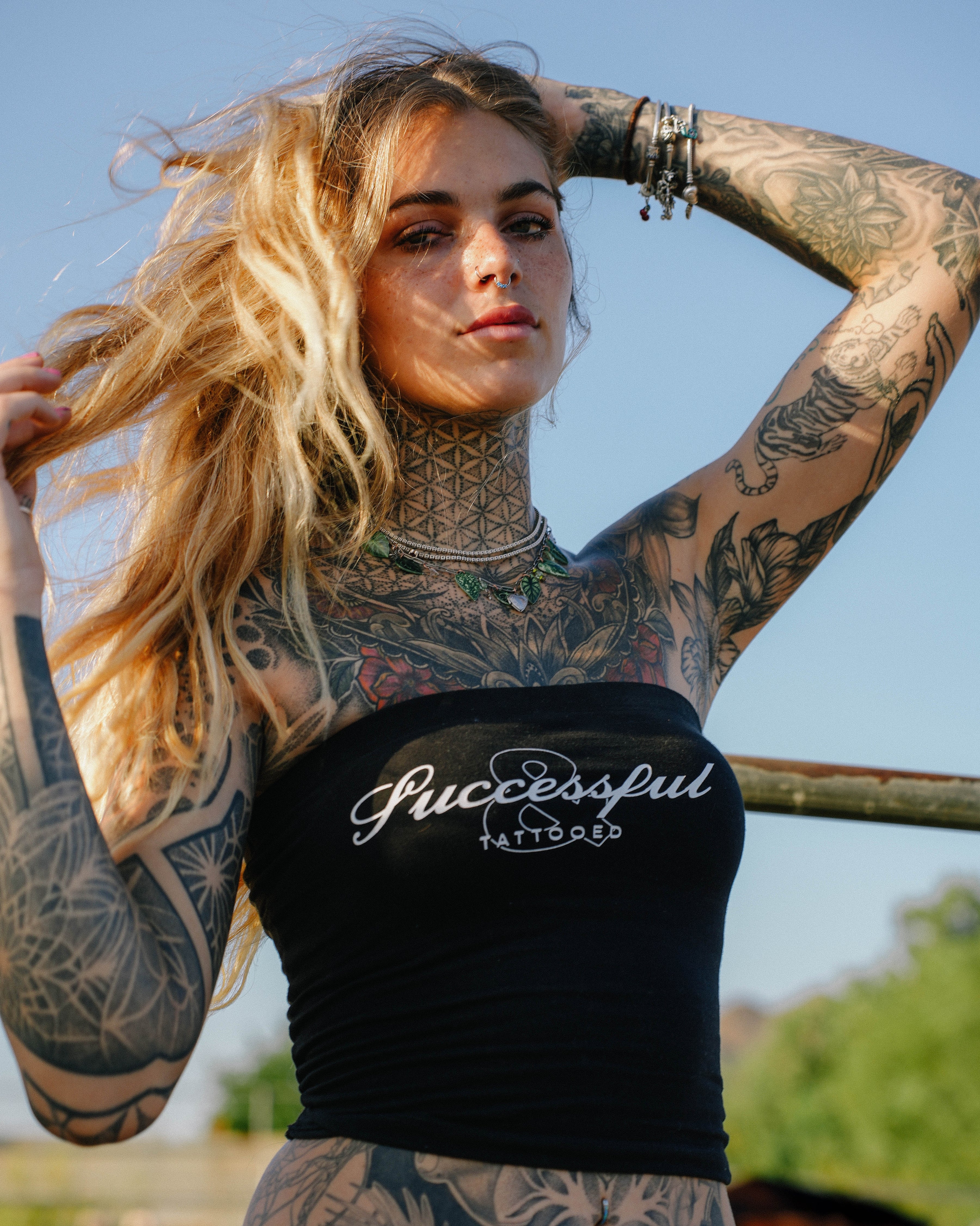 King of Bold Tube Top- Black – Tattooed & Successful LLC