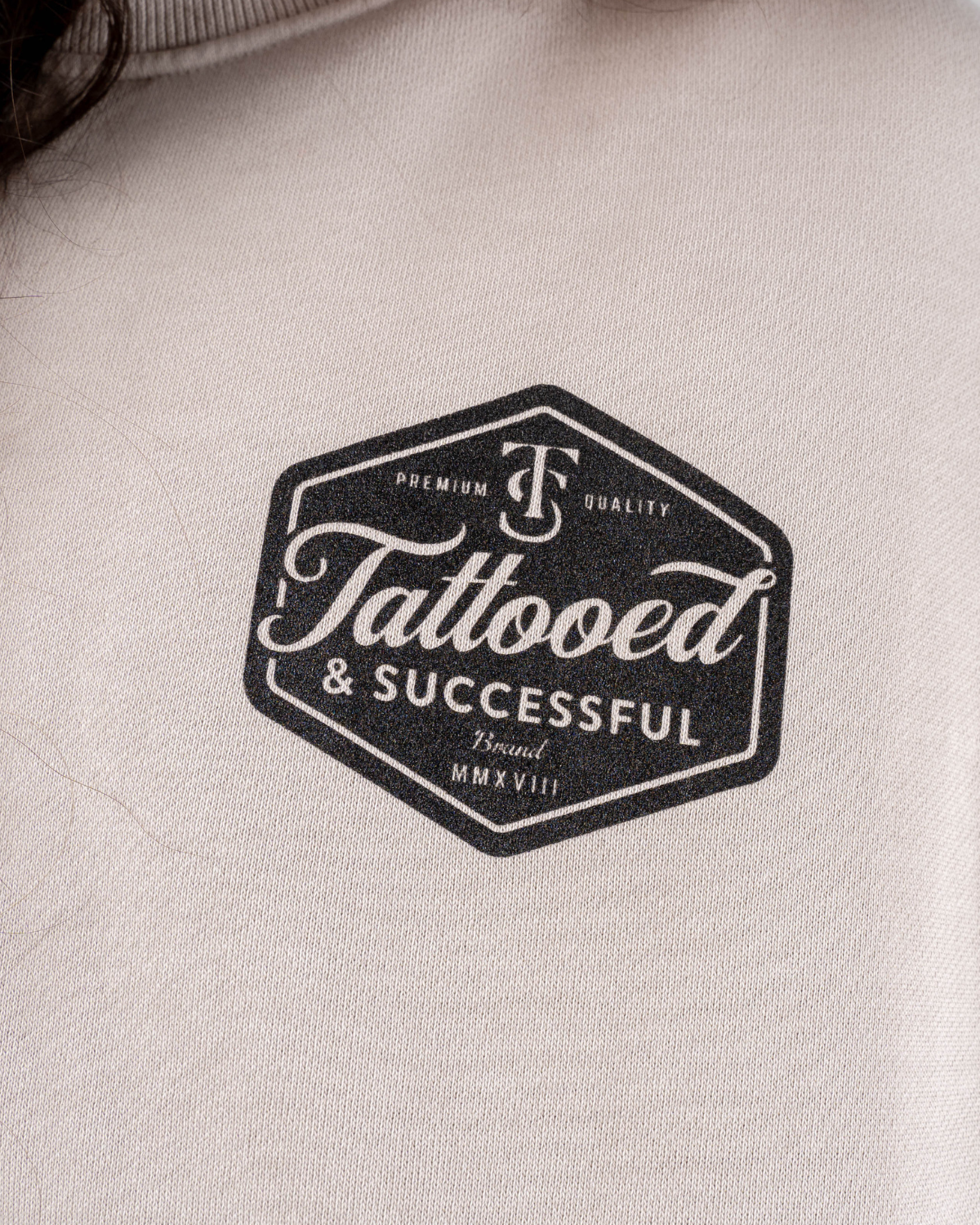 Brand Faded Crew SS - Faded Bone