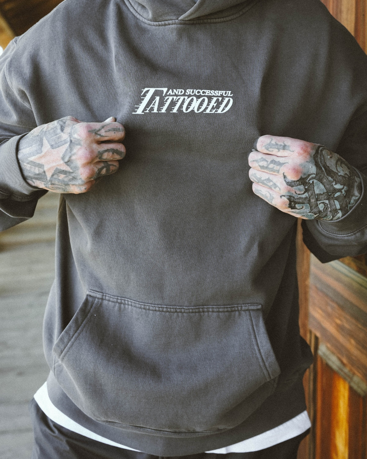 Showtime Hoodie - Faded Black