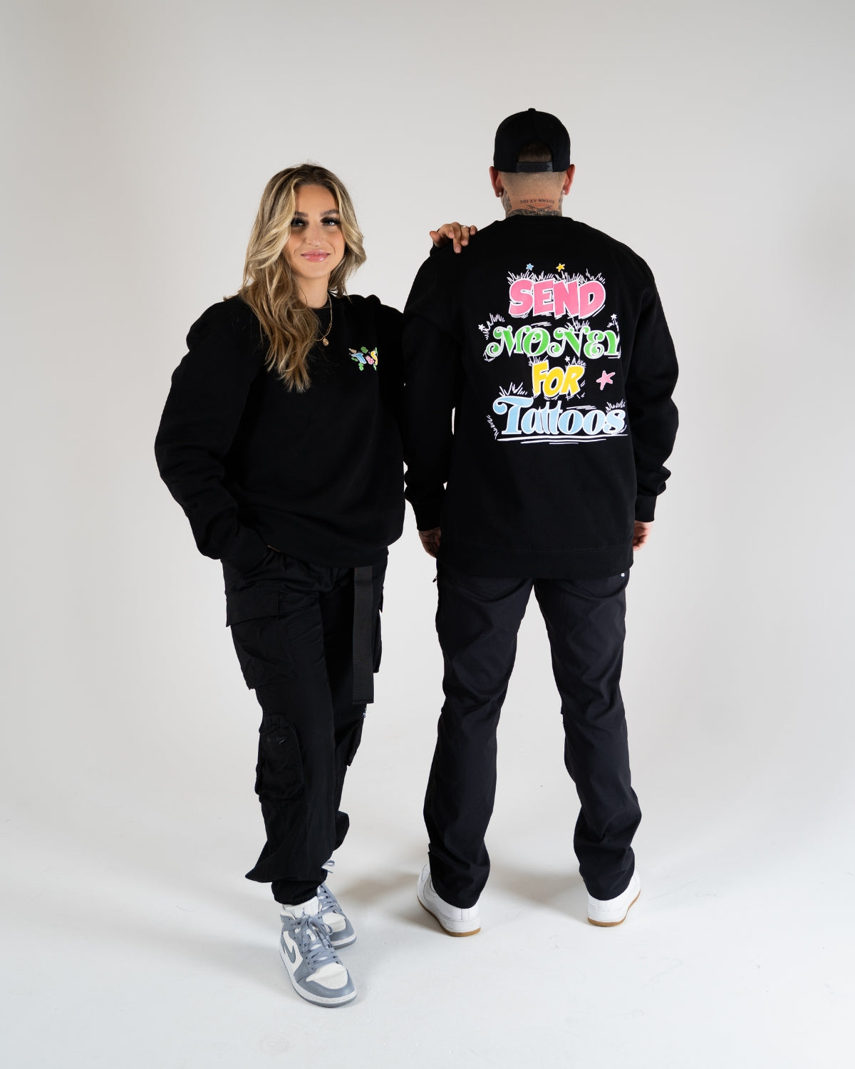 Send Money For Tattoos Crew SS - Black