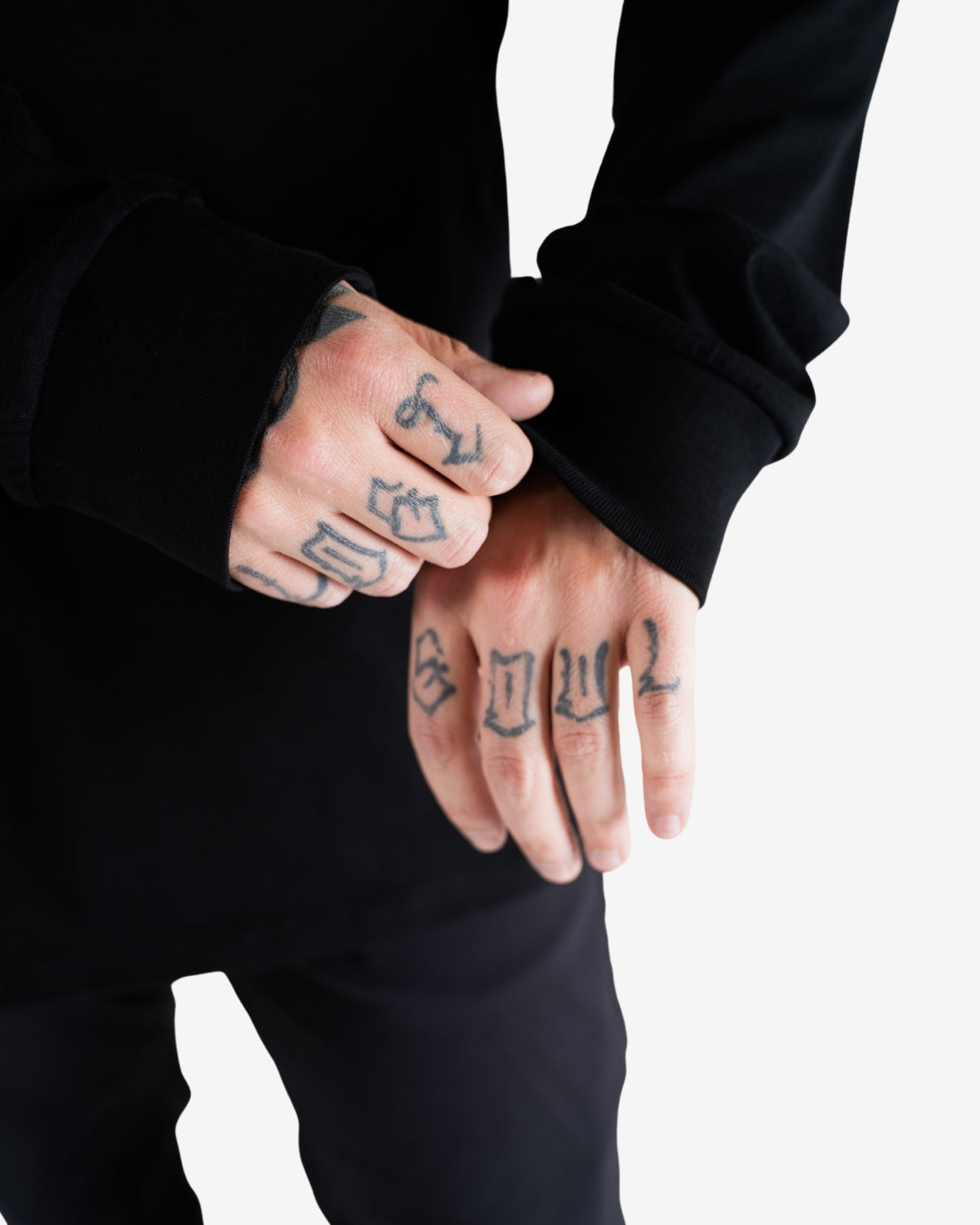 Send Money For Tattoos LS Tee - Black