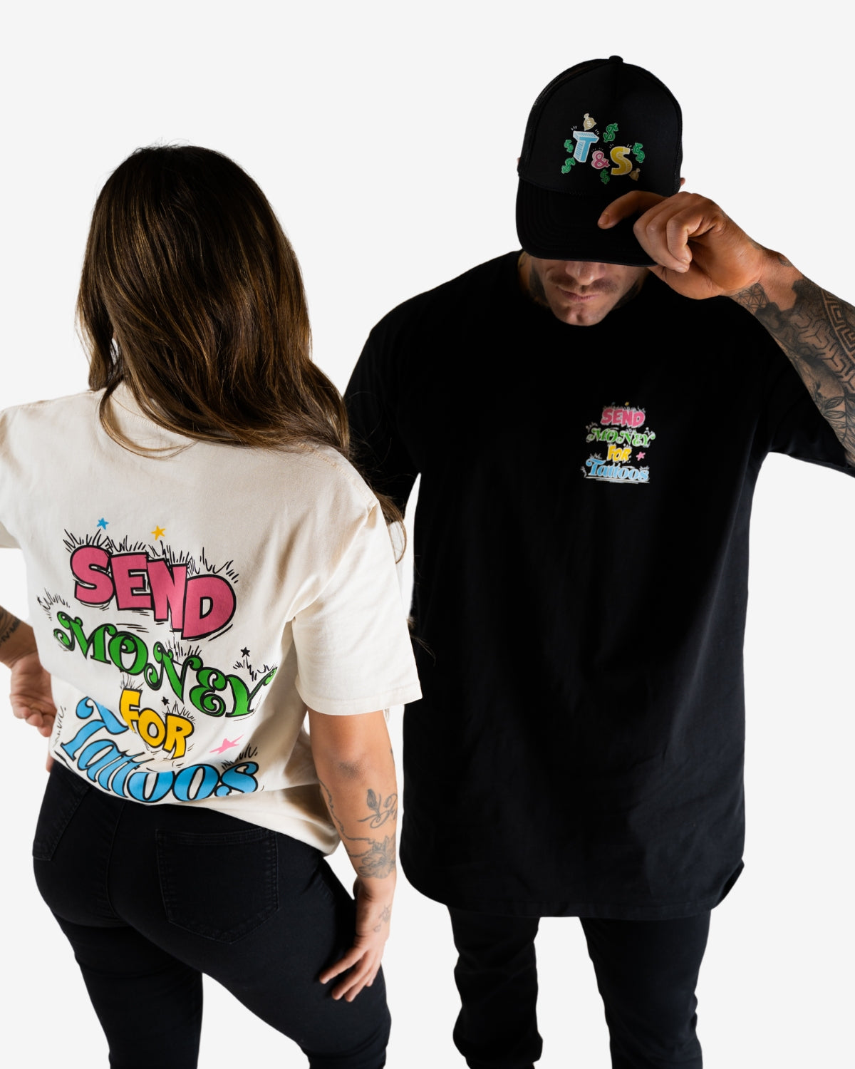 Send Money For Tattoos Classic Tee - Black