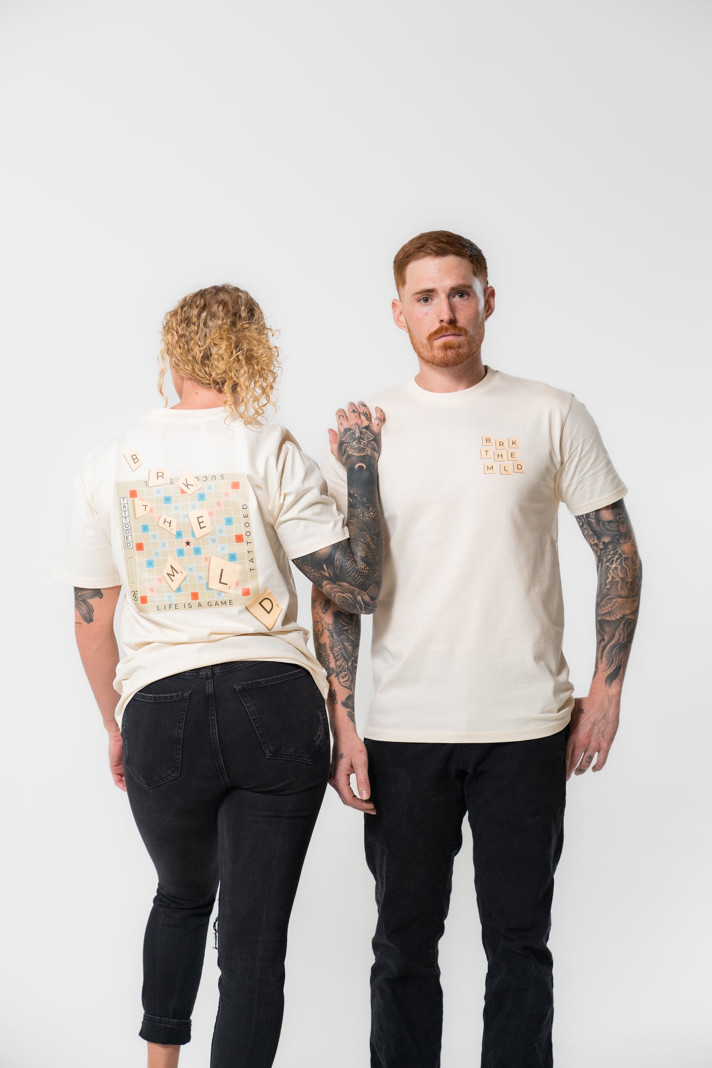 Life Is A Game Tee - ECRU