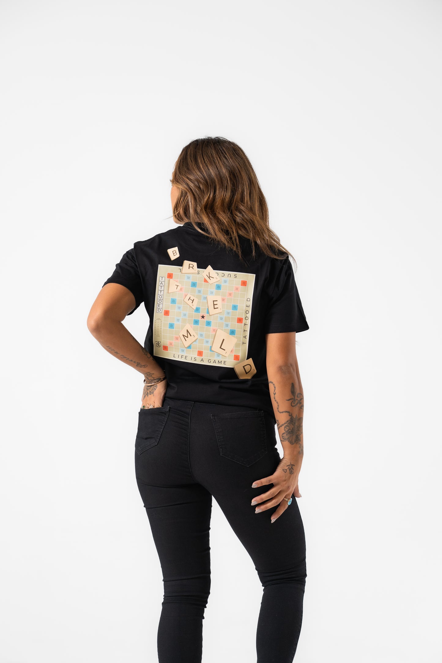 Life Is A Game Tee - Black