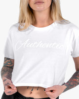 Authentic Crop - Whiteout