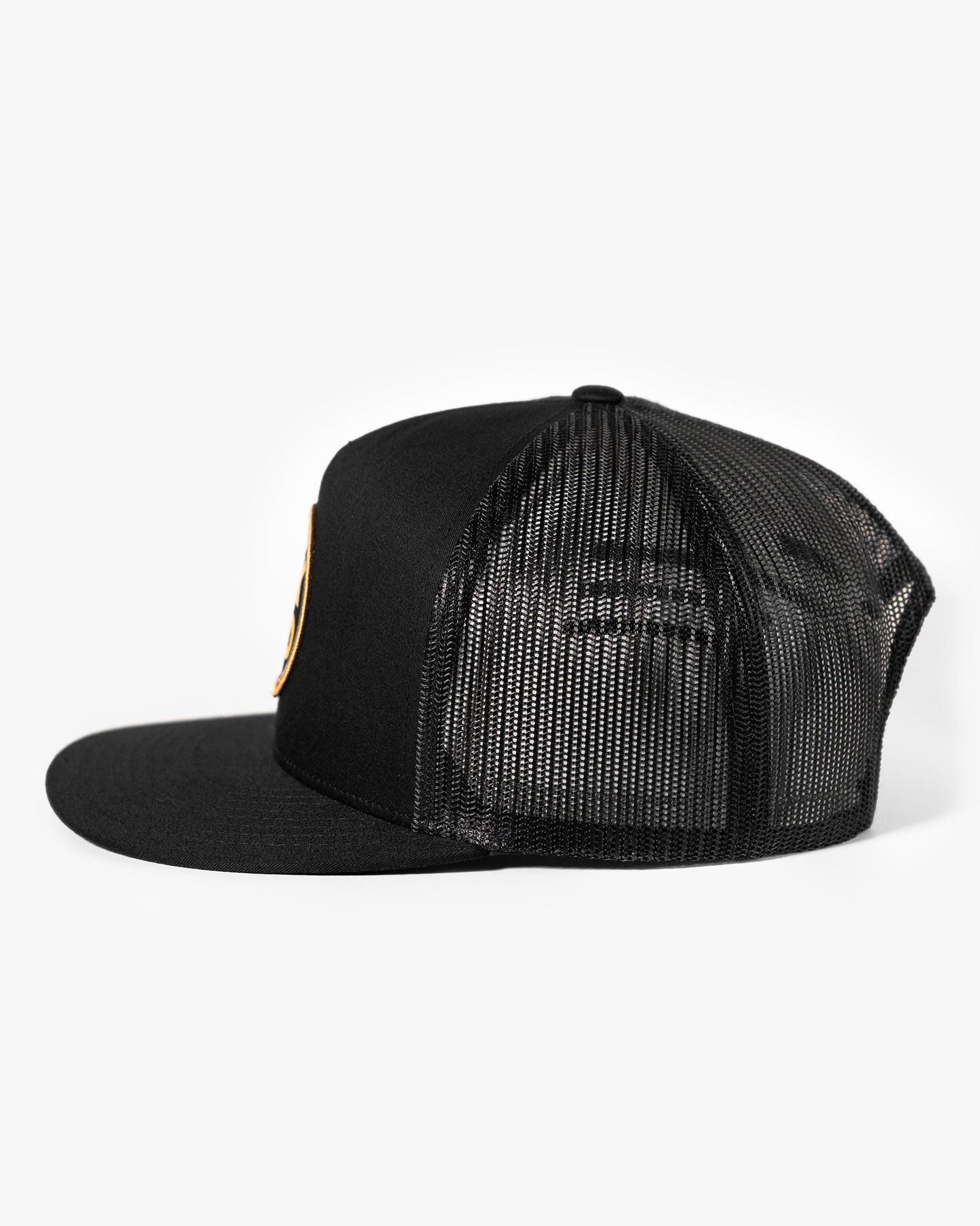 BRKtheMLD 5 Panel Snapback Trucker Hat - Black