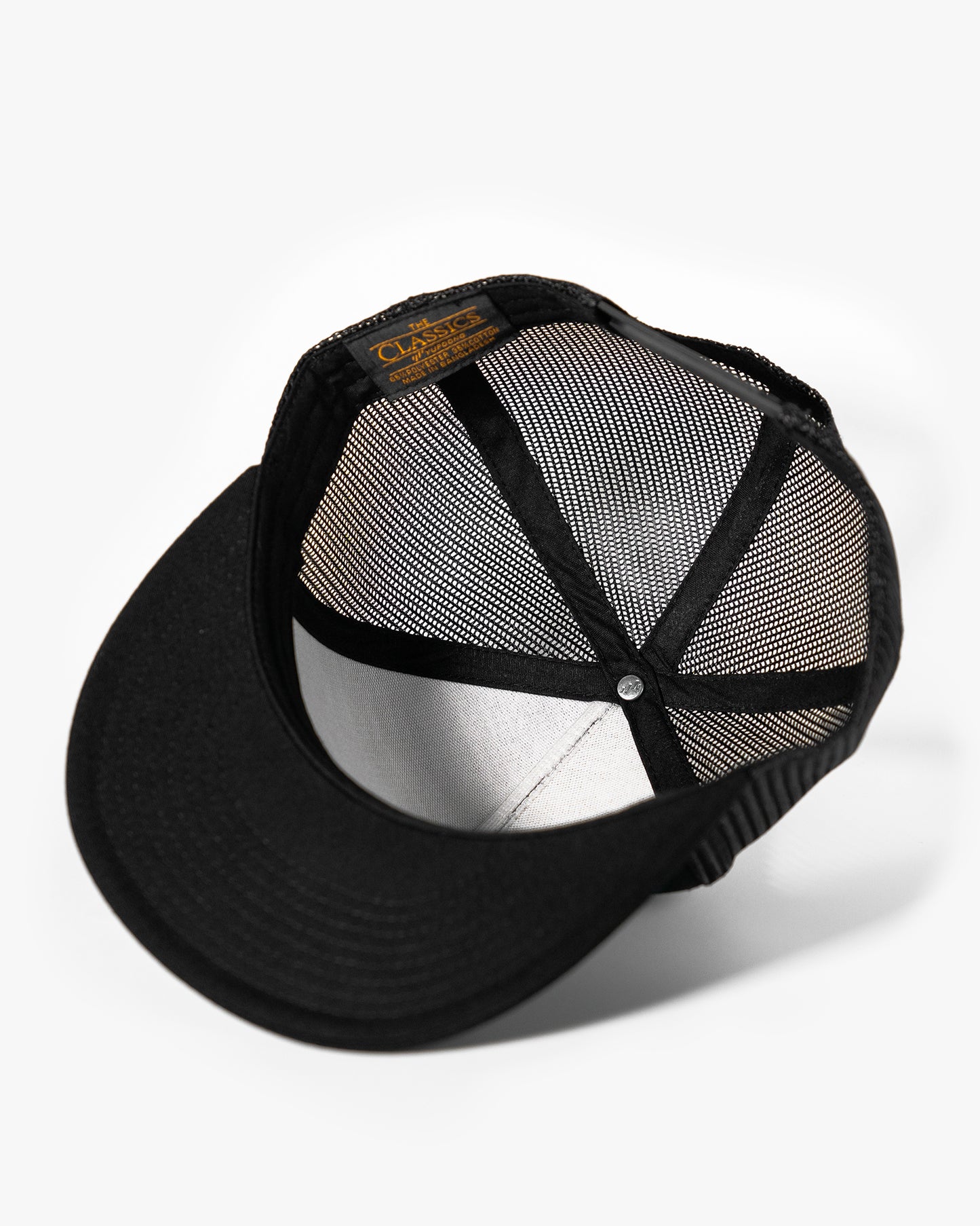 BRKtheMLD 5 Panel Snapback Trucker Hat - Black
