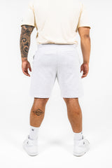 WKND Mens Comfort Shorts - White Heather w/ Navy