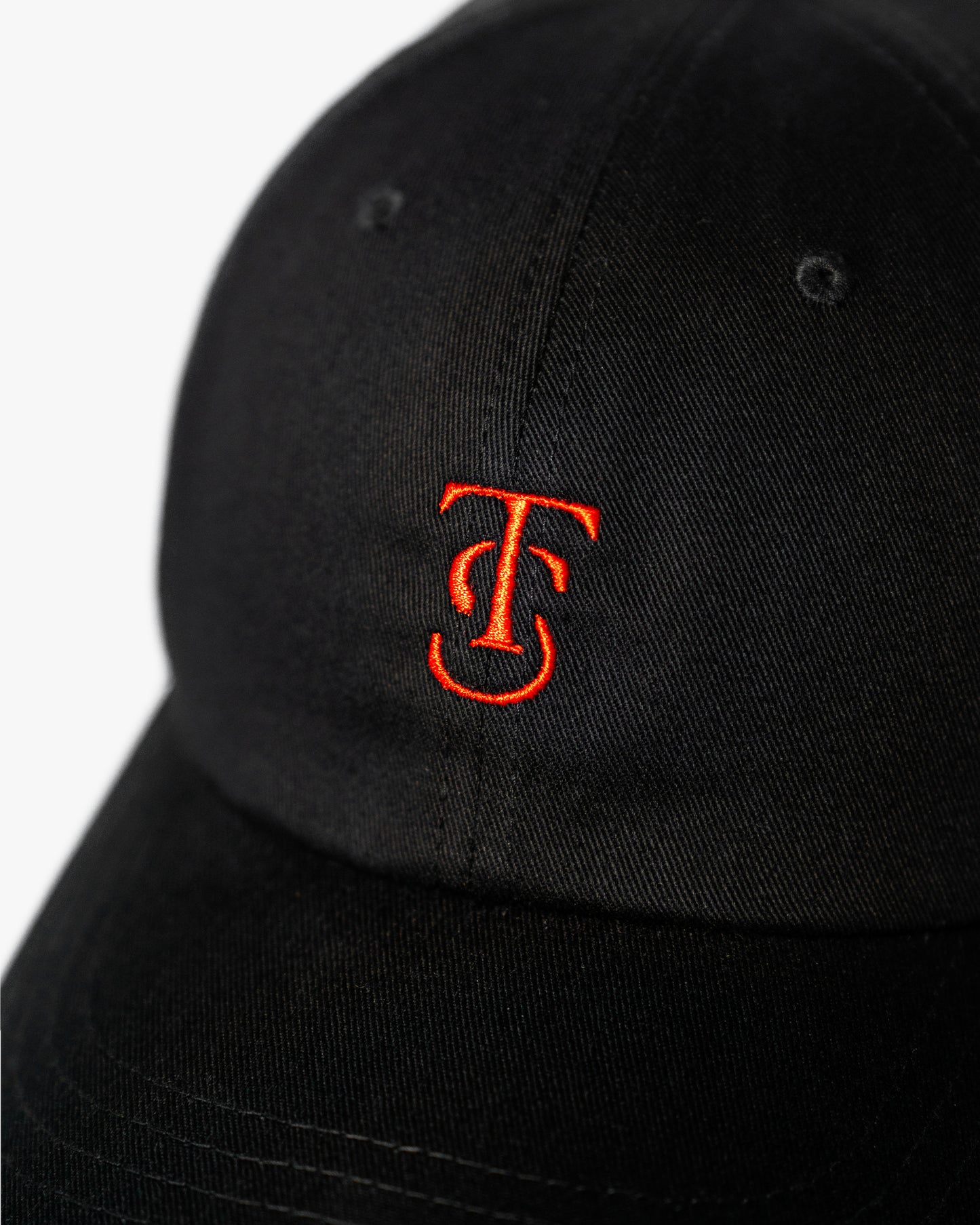 Icon Dad Hat - Black w/ Red