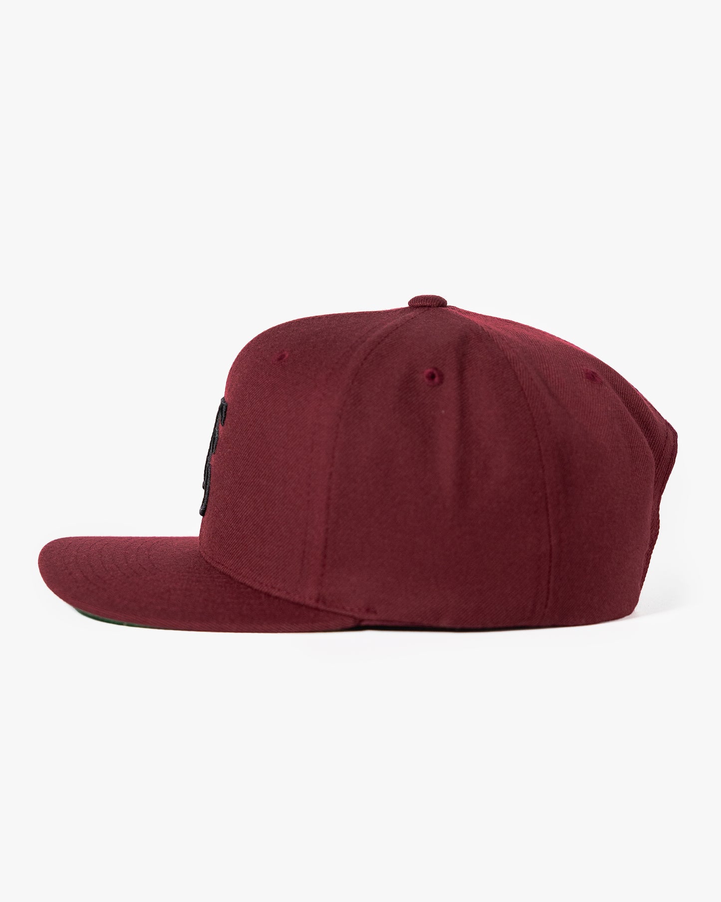 Icon Snapback Hat - Maroon w/ Black
