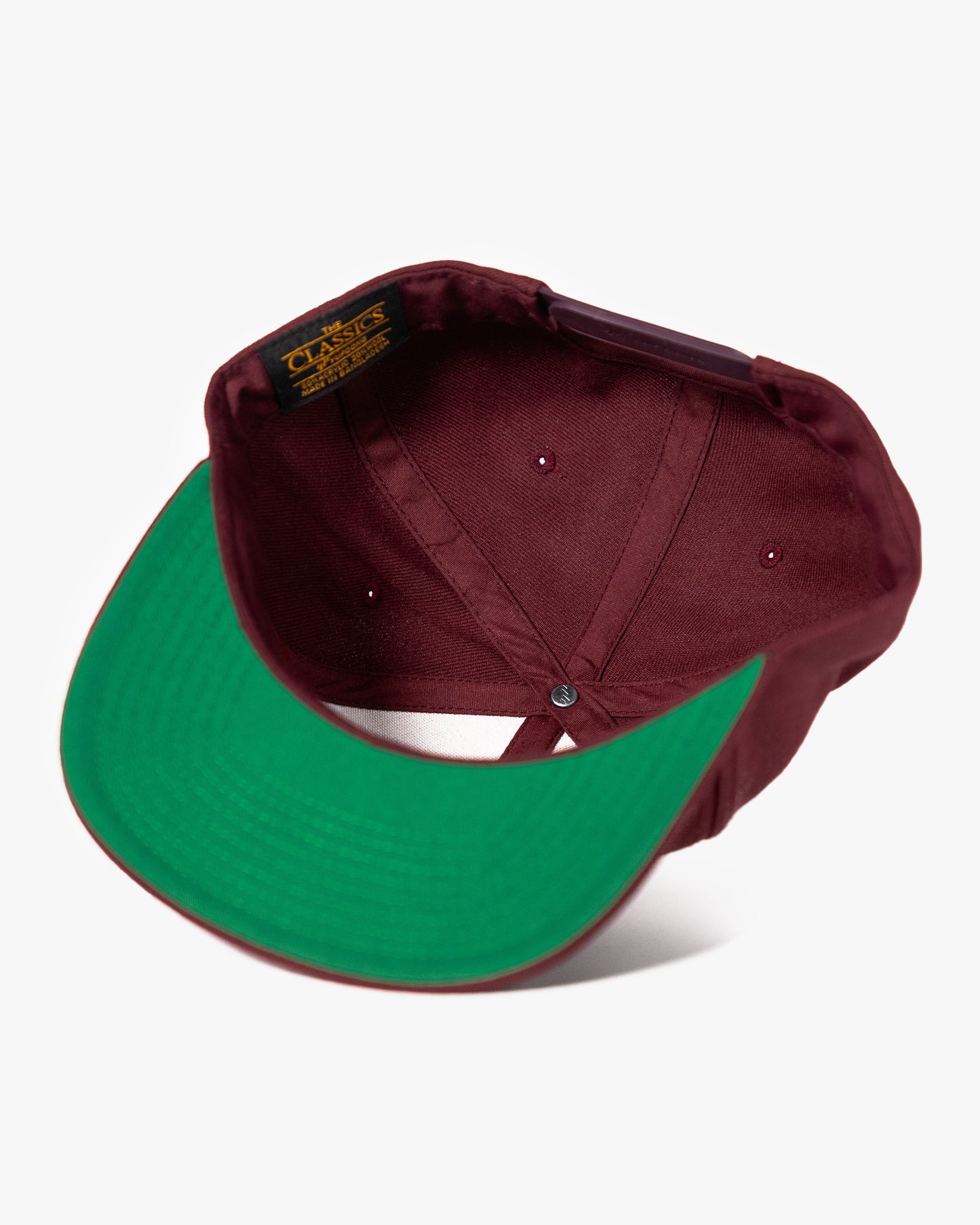 Icon Snapback Hat - Maroon w/ Black