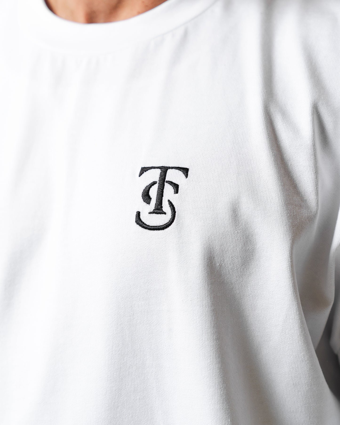Icon Heavyweight Tee - White w/ Black