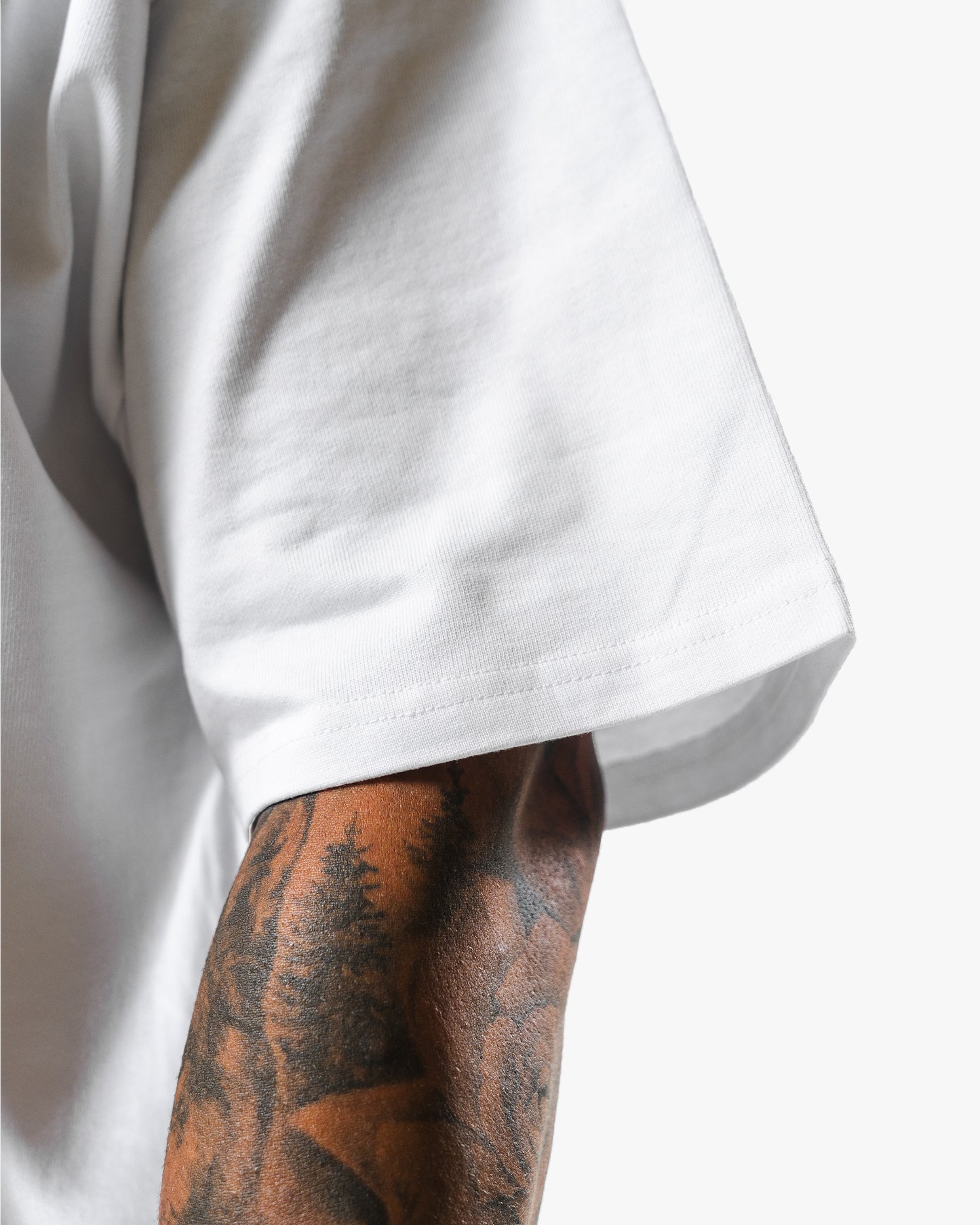 Icon Heavyweight Tee - White w/ Black