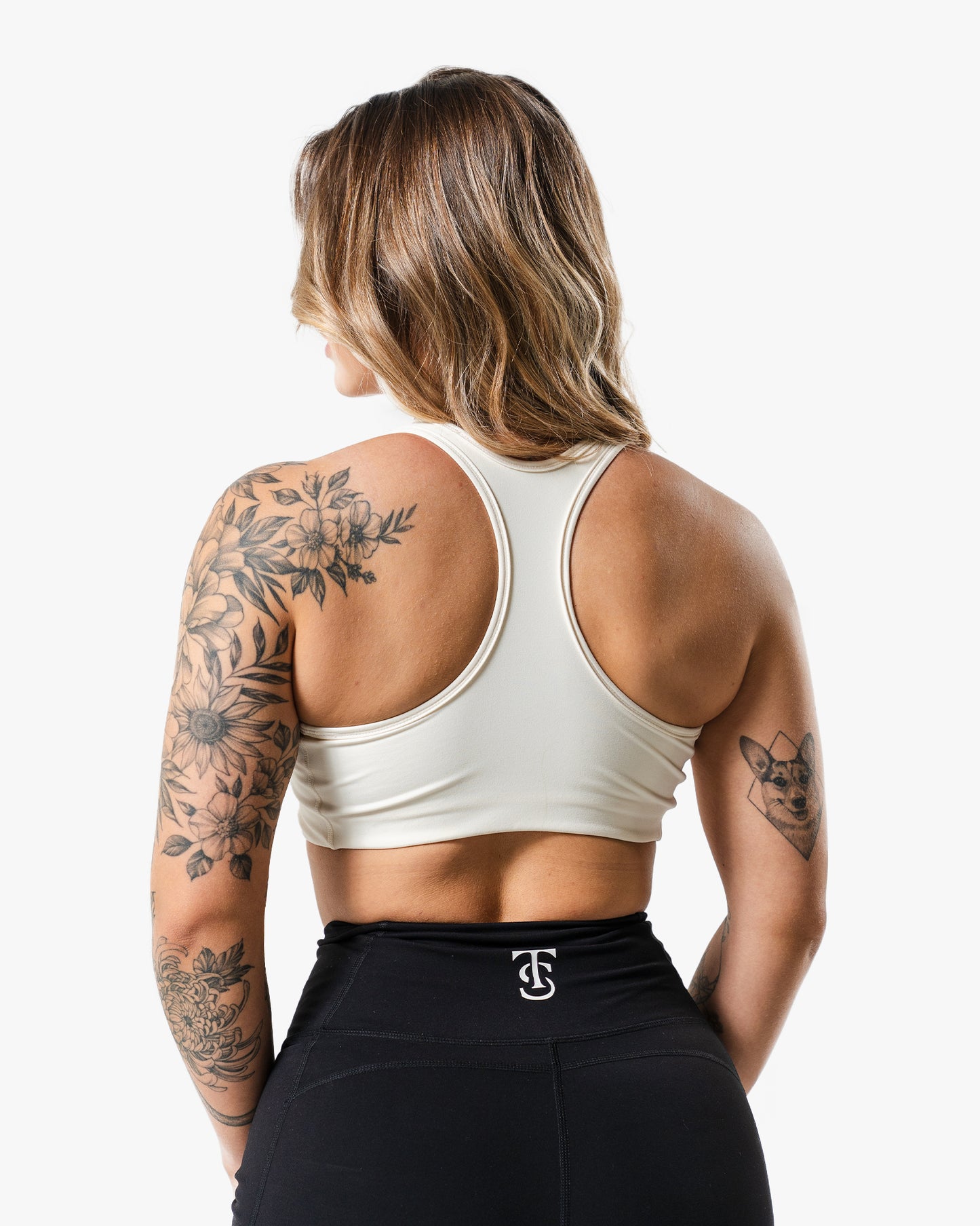 Active Essentials Sports Bra - Ecru