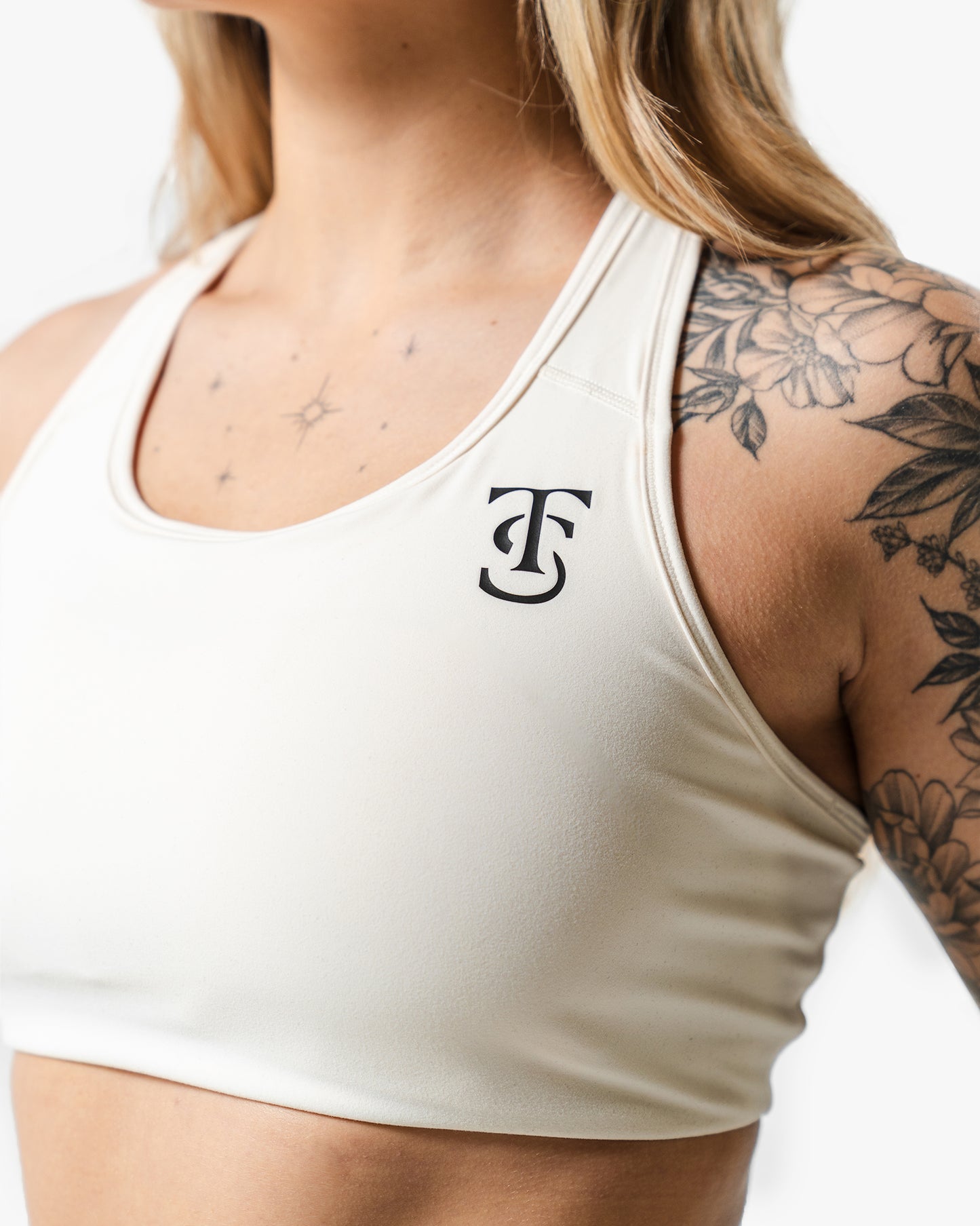 Active Essentials Sports Bra - Ecru