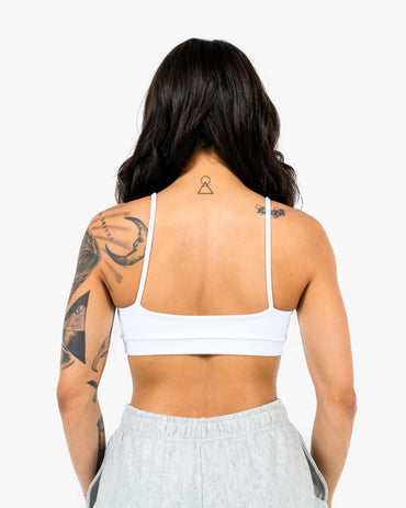 WKND Everyday Bra - White w/ Royal