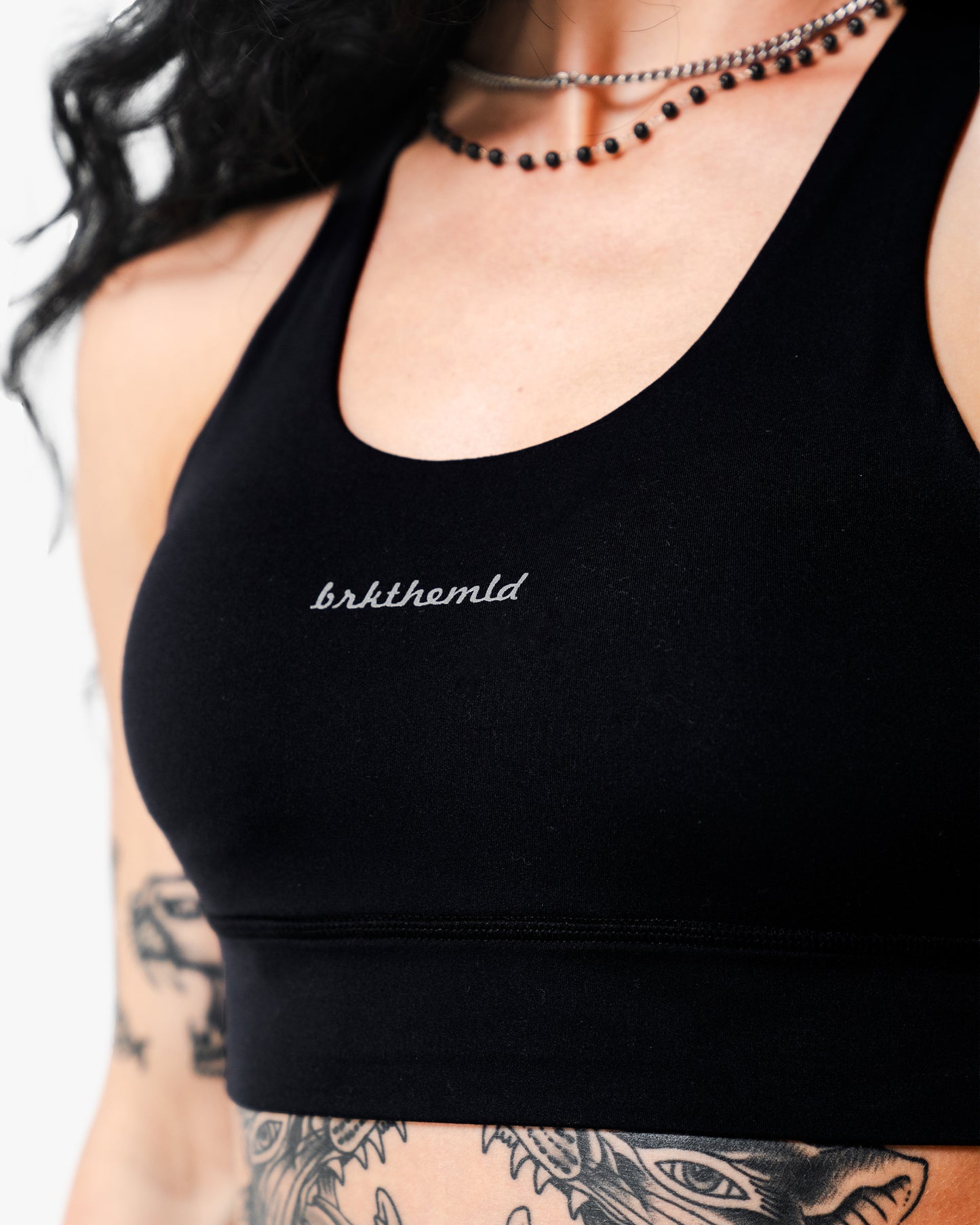 Core Script Bra - Black
