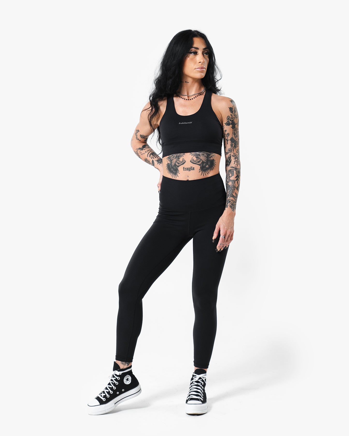 Core Script Legging - Black