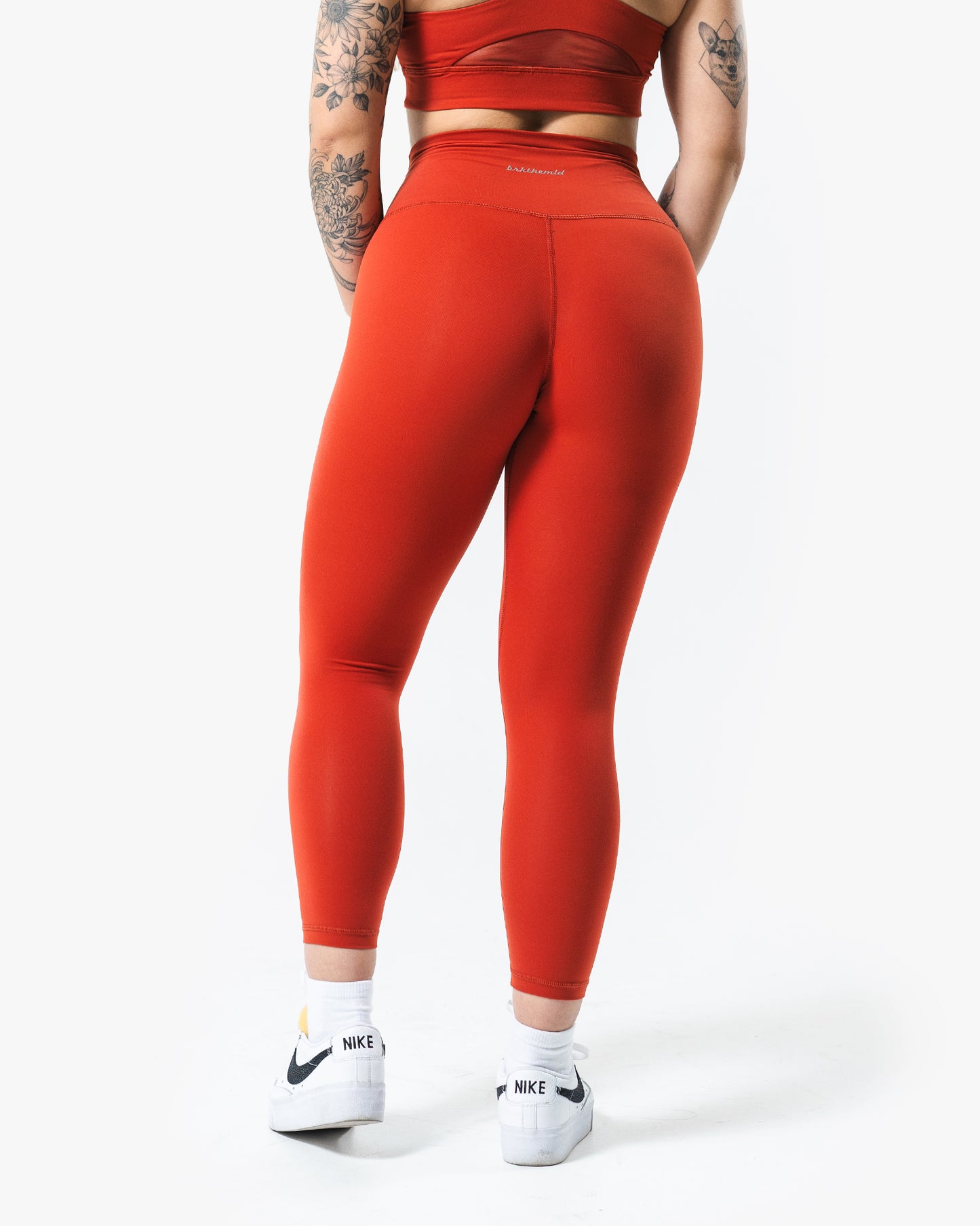 Core Script Legging - Stone Red