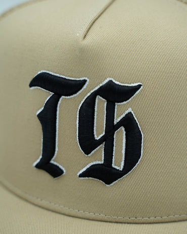 Traditional TS Icon Trucker Hat - Tan/Black