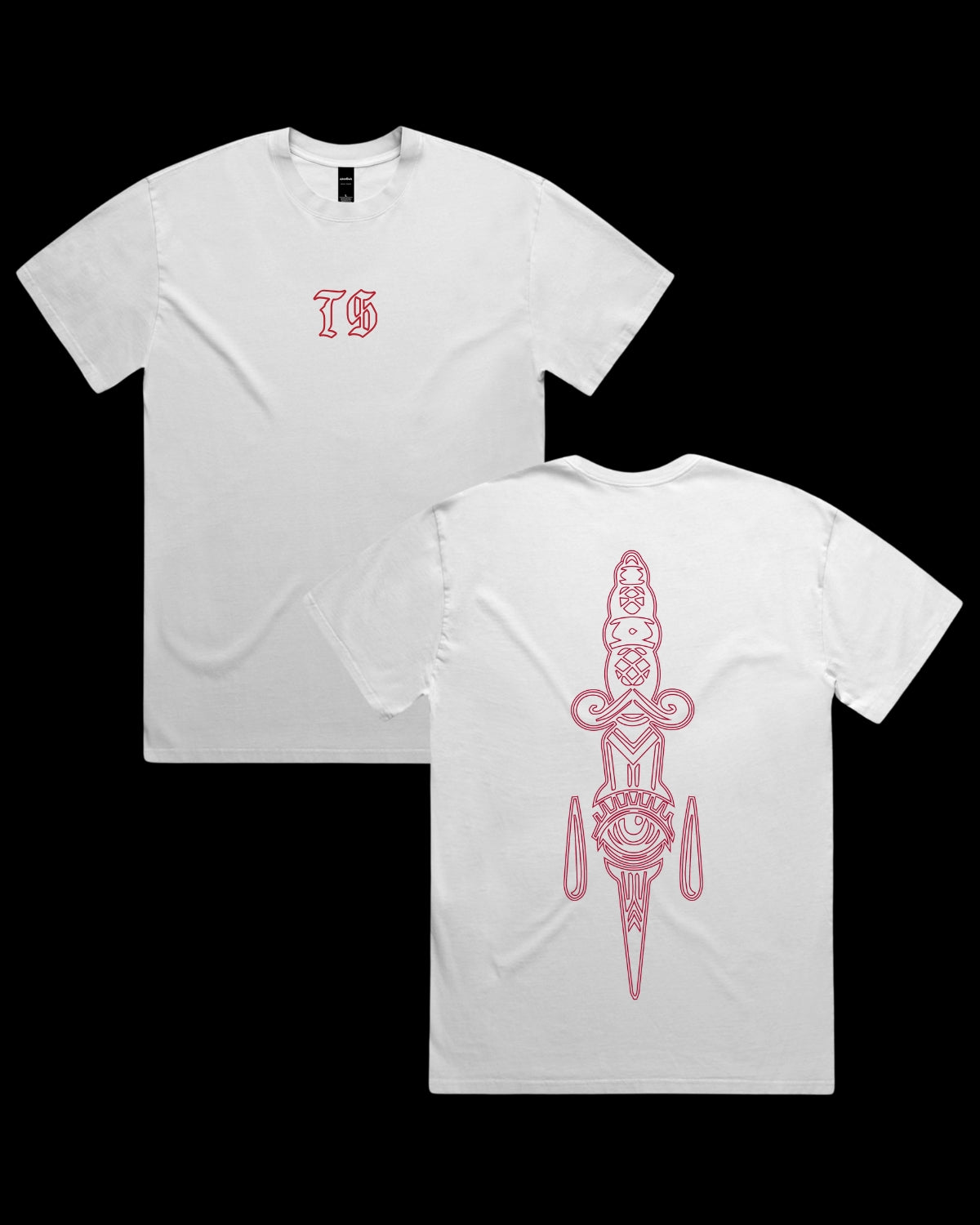 Traditional Linework T-Shirt - White
