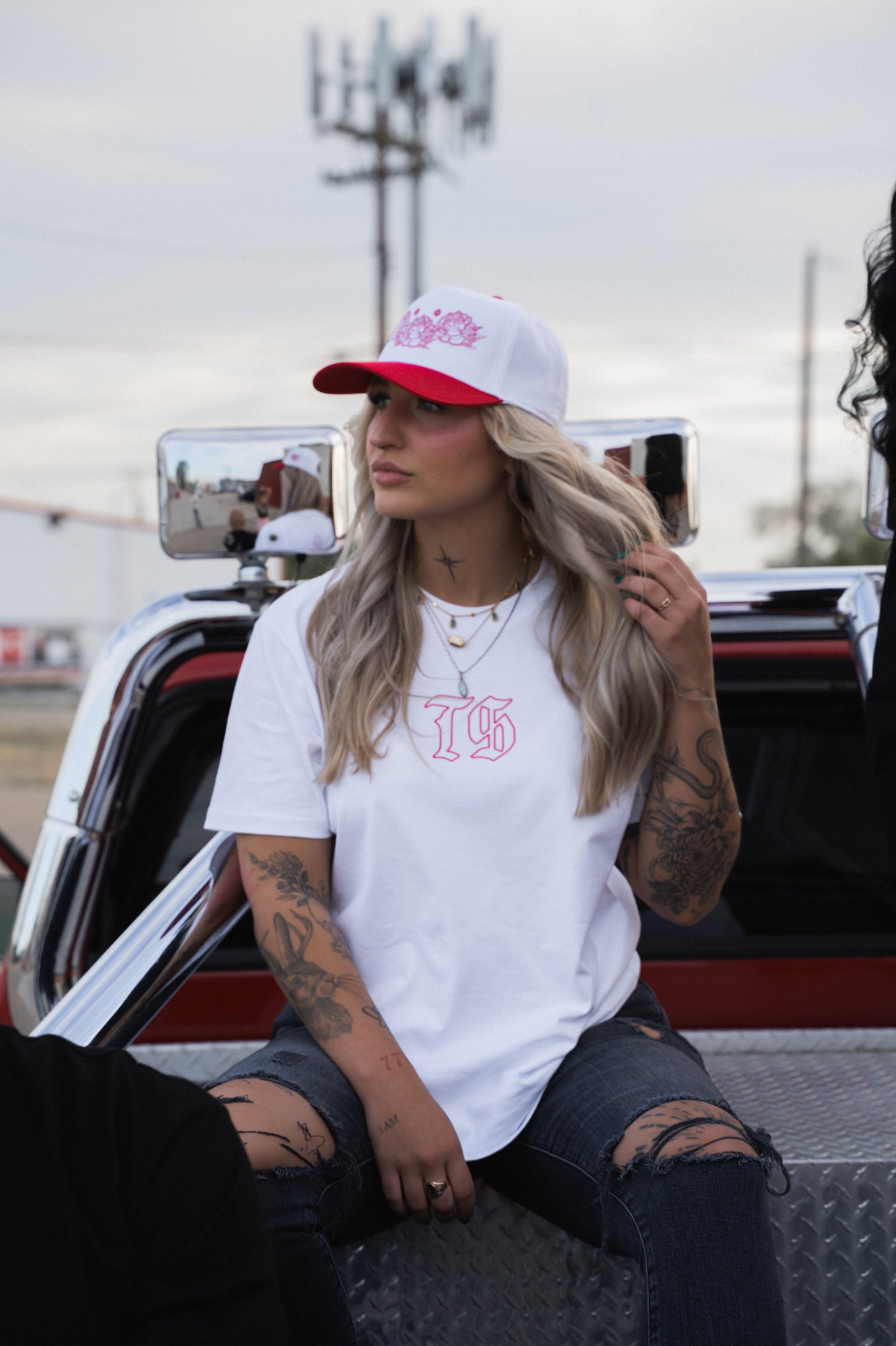 Traditional Linework T-Shirt - White