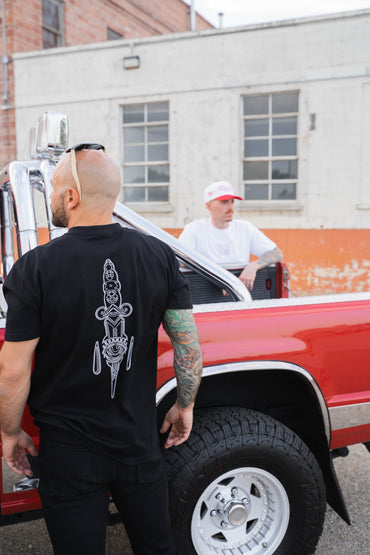 Traditional Linework T-Shirt - Black