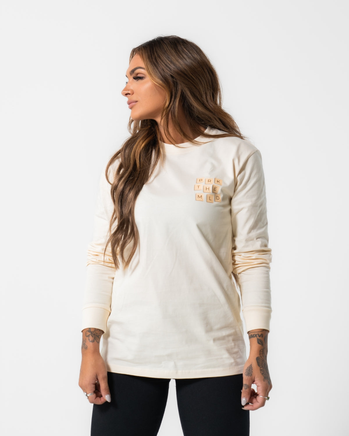 Life Is A Game LS Tee - ECRU
