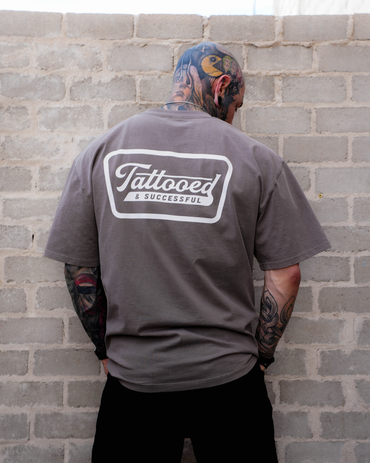 Oversize Vintage Tee - Faded Grey