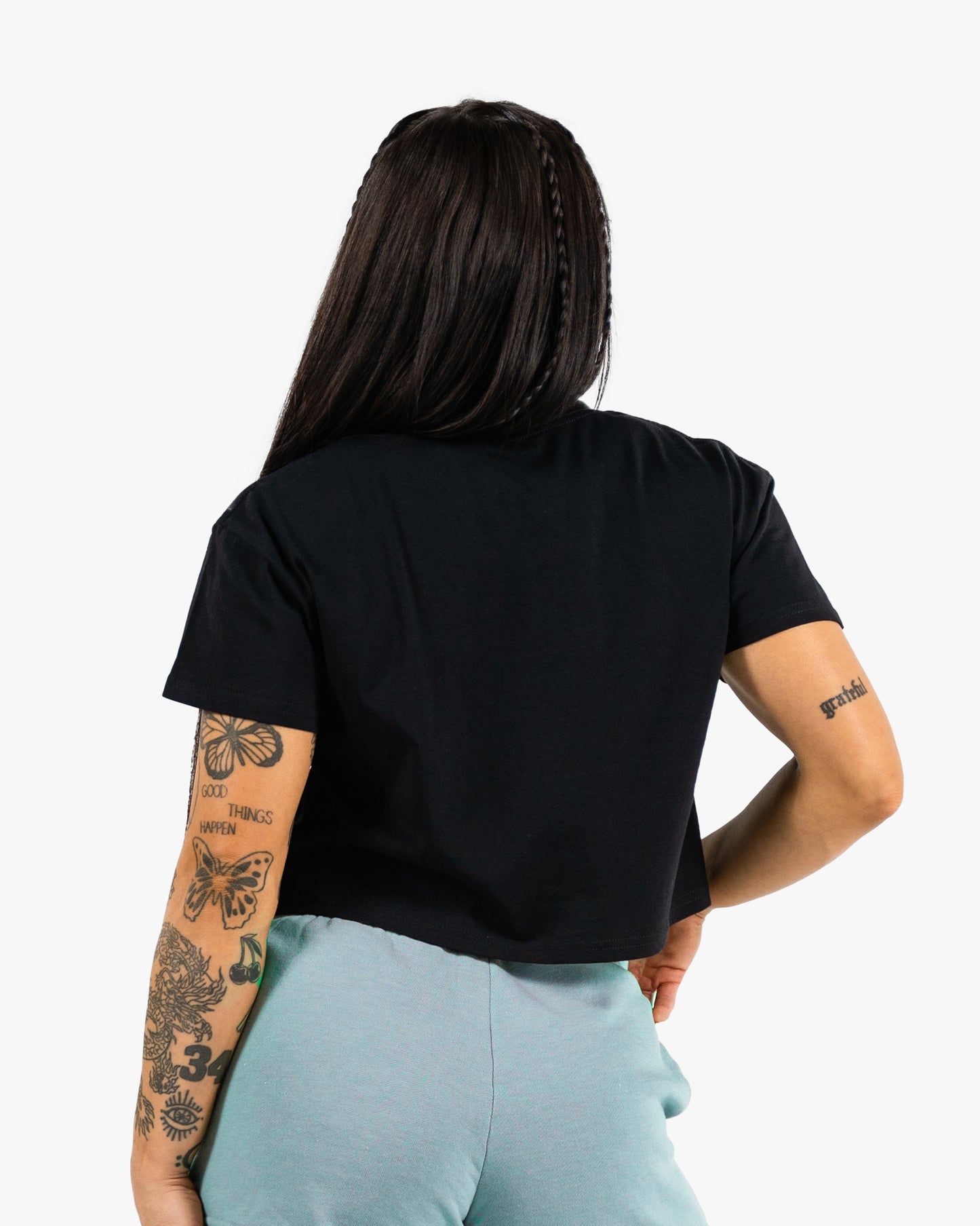 Icon Crop - Black w/ Black