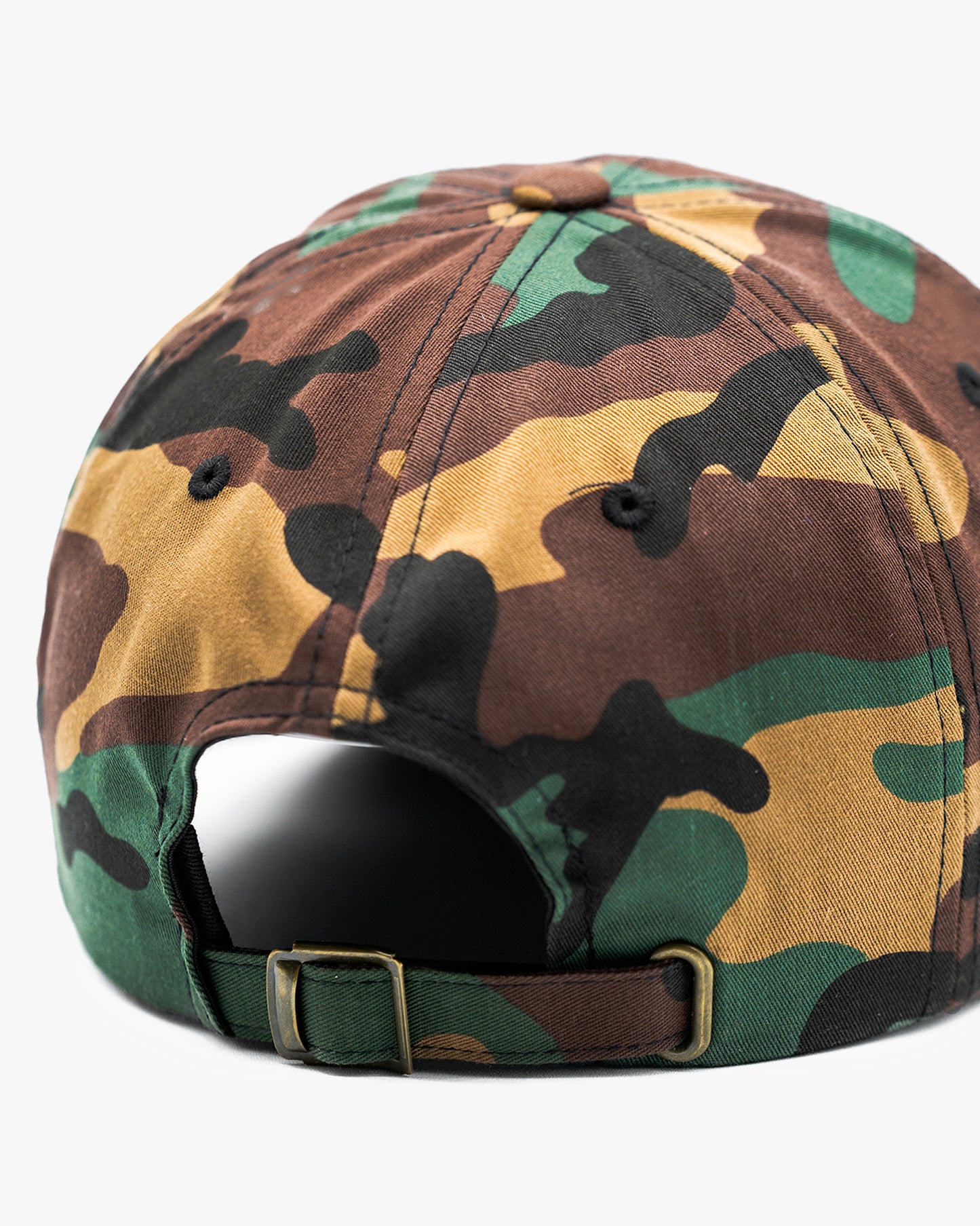 Icon Dad Hat - Camo w/ Orange